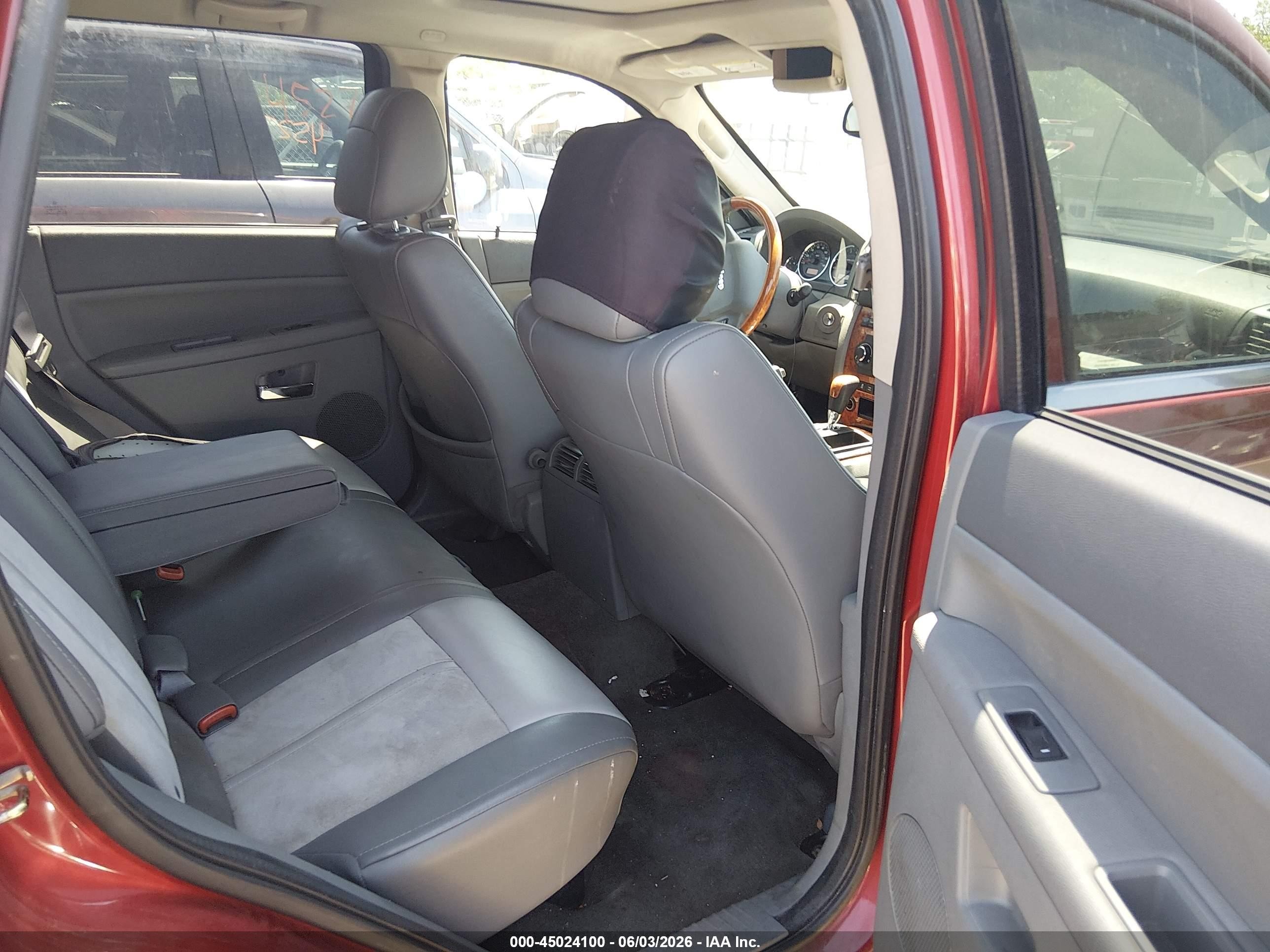 2006 Jeep Grand Cherokee Overland Red vin: 1J8HR68286C284463
