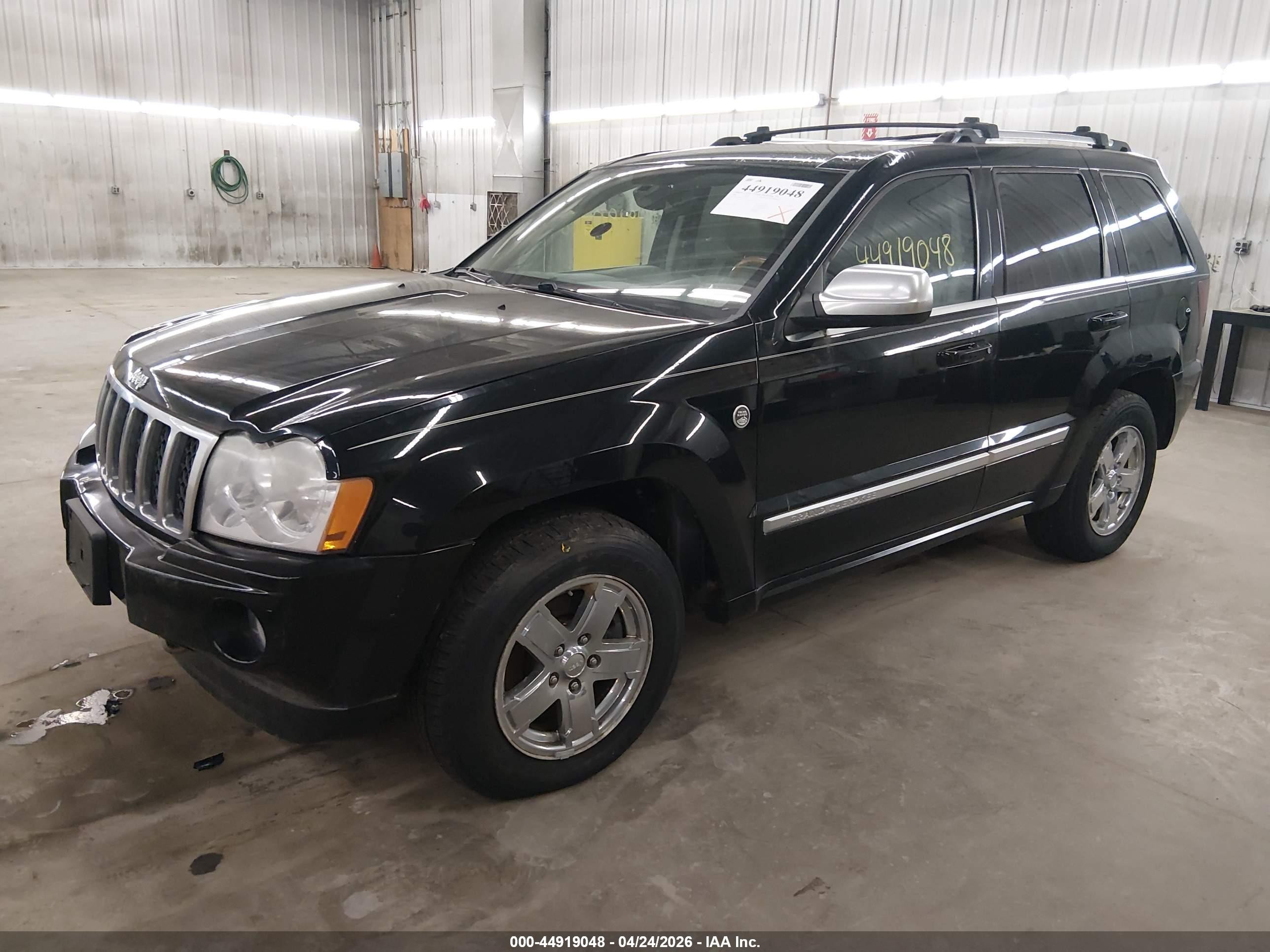 2006 Jeep Grand Cherokee Overland Black vin: 1J8HR68286C331460