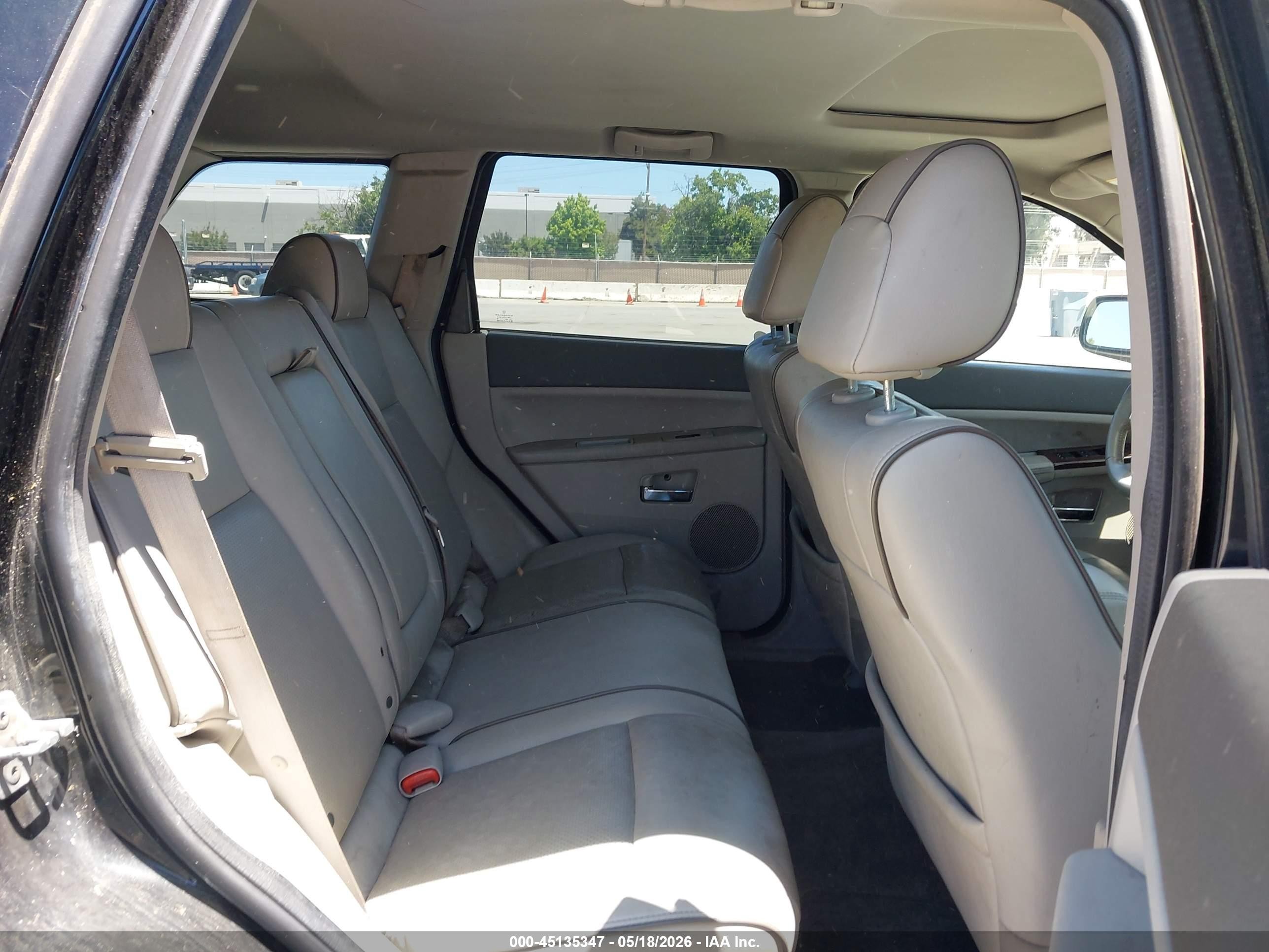 2009 Jeep Grand Cherokee Overland Black vin: 1J8HR68T49C507403