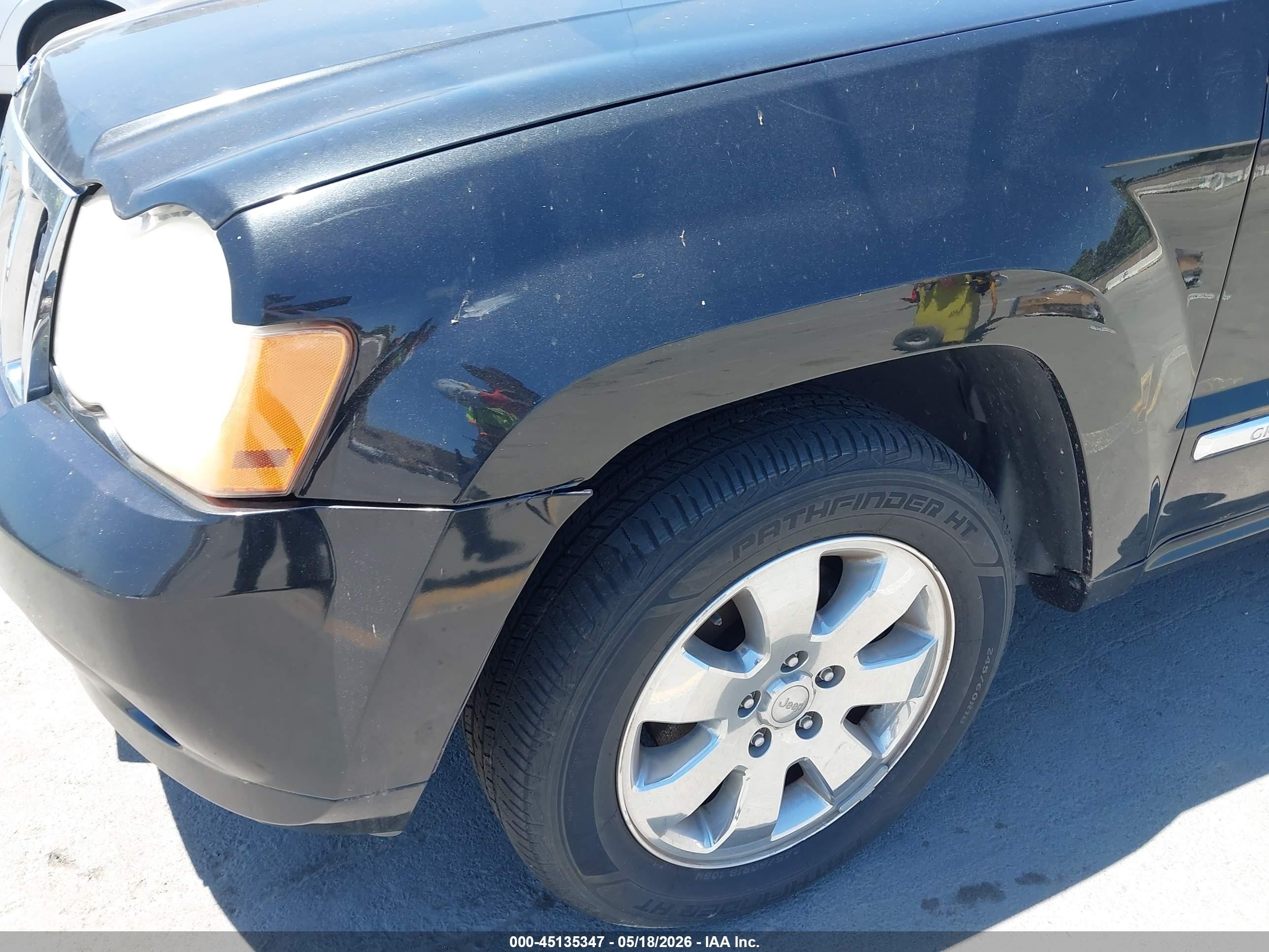 2009 Jeep Grand Cherokee Overland Black vin: 1J8HR68T49C507403
