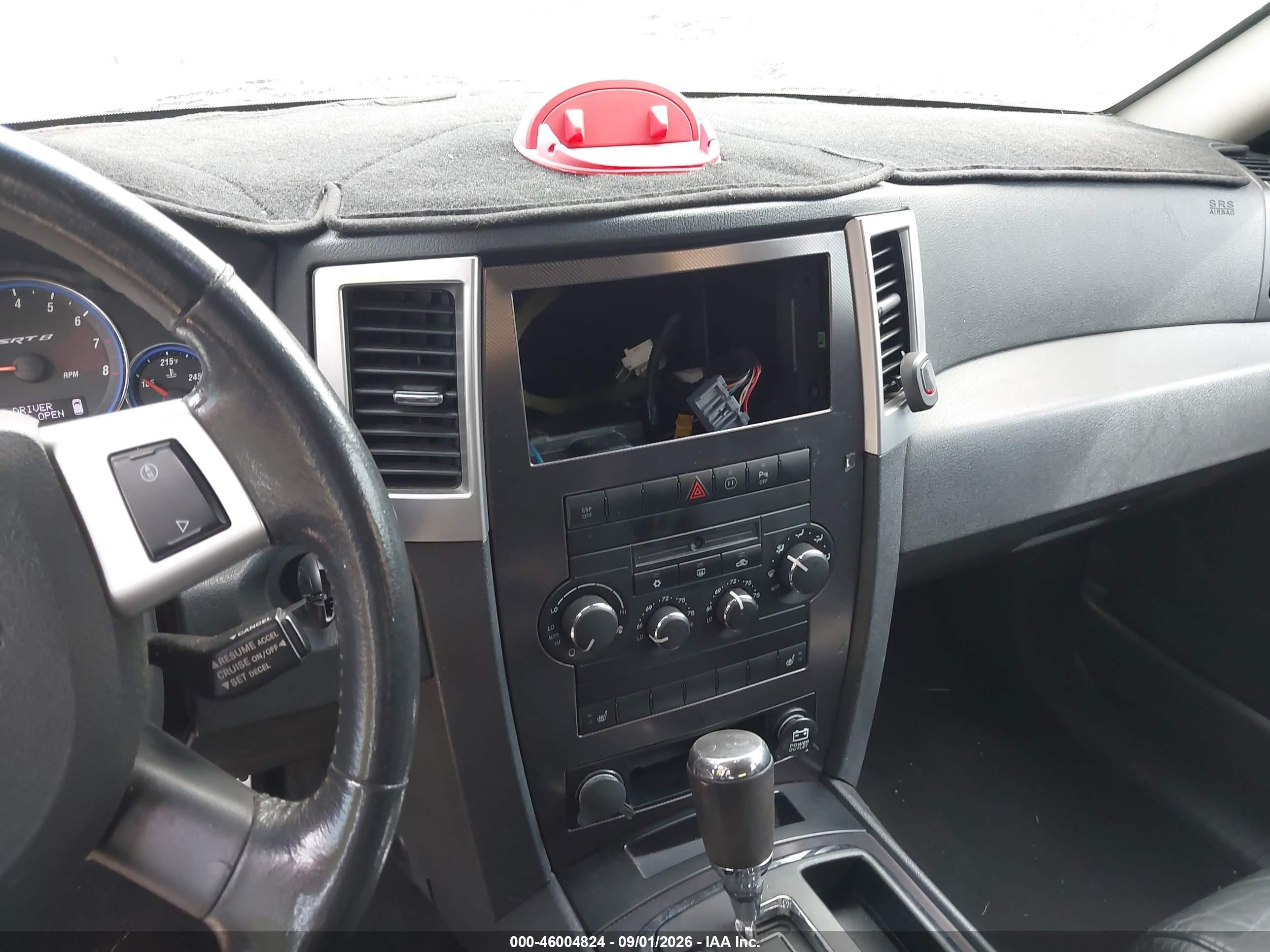2008 Jeep Grand Cherokee Srt8 Красный vin: 1J8HR78328C201014