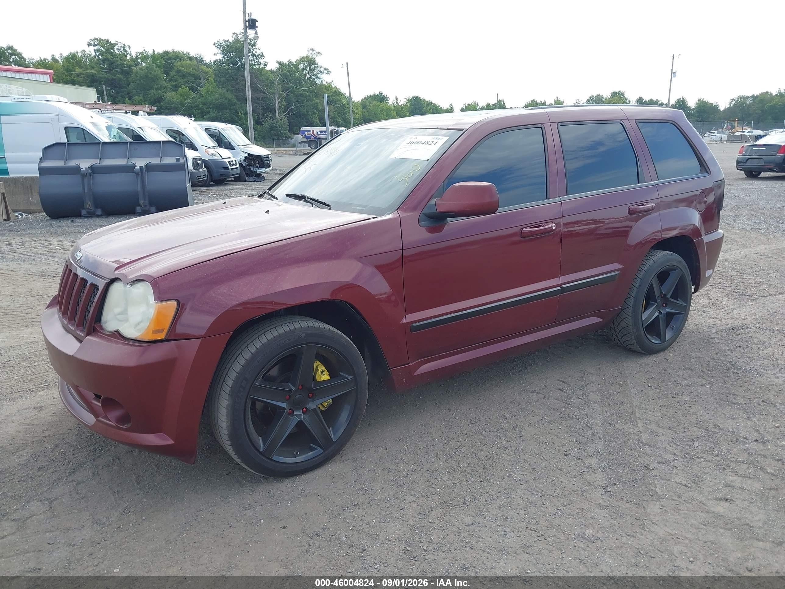 2008 Jeep Grand Cherokee Srt8 Красный vin: 1J8HR78328C201014