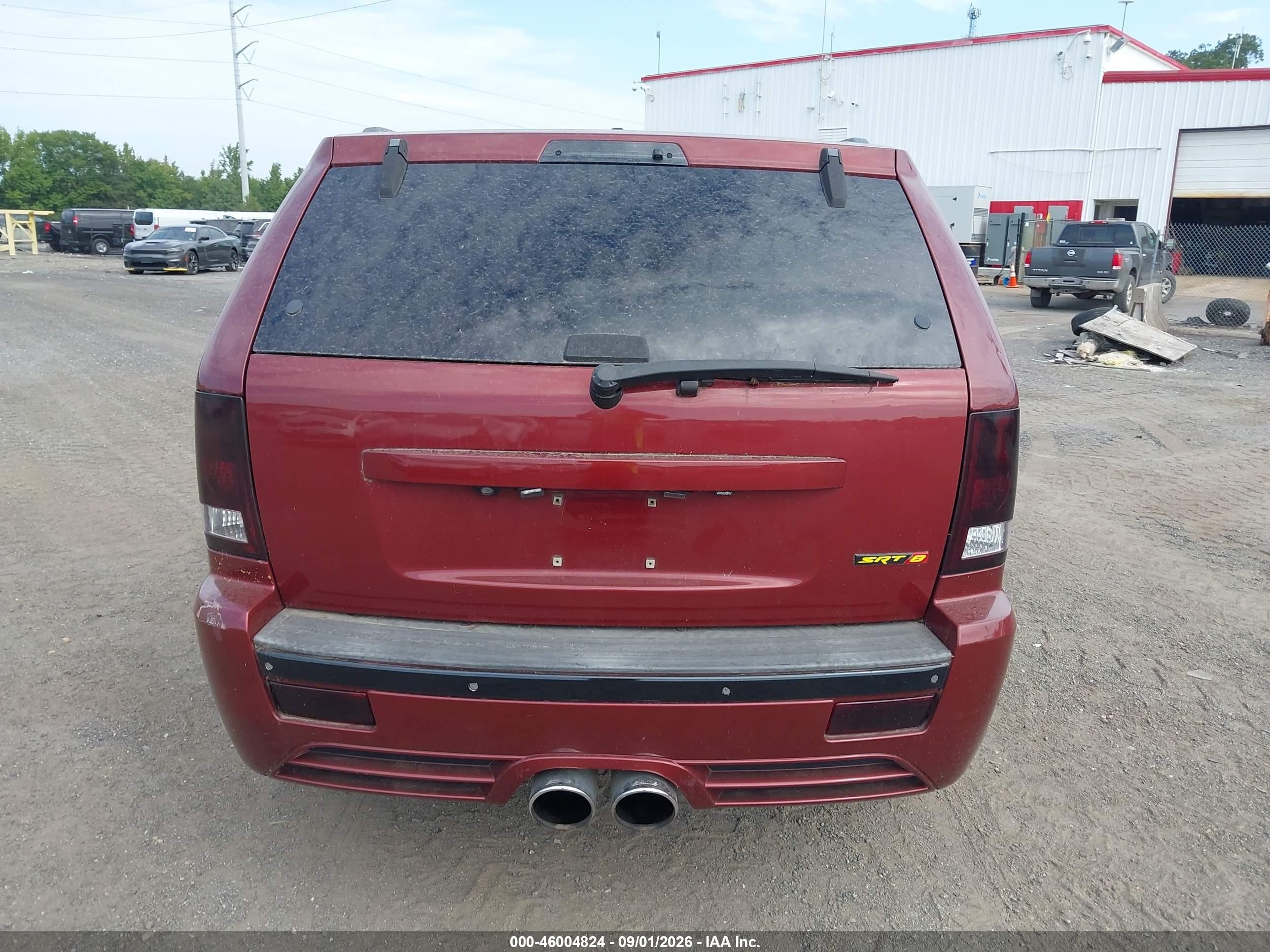 2008 Jeep Grand Cherokee Srt8 Красный vin: 1J8HR78328C201014