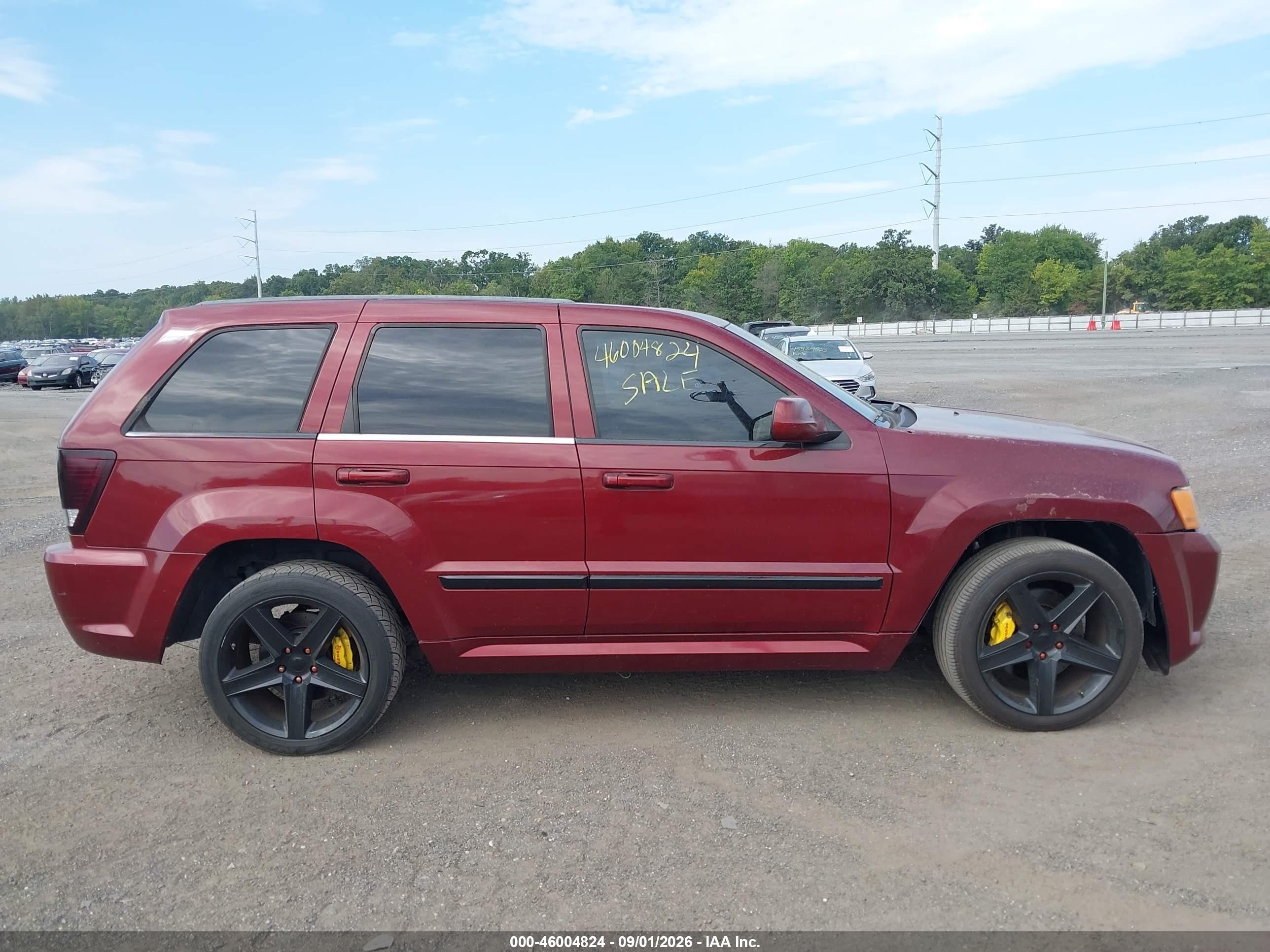 2008 Jeep Grand Cherokee Srt8 Красный vin: 1J8HR78328C201014