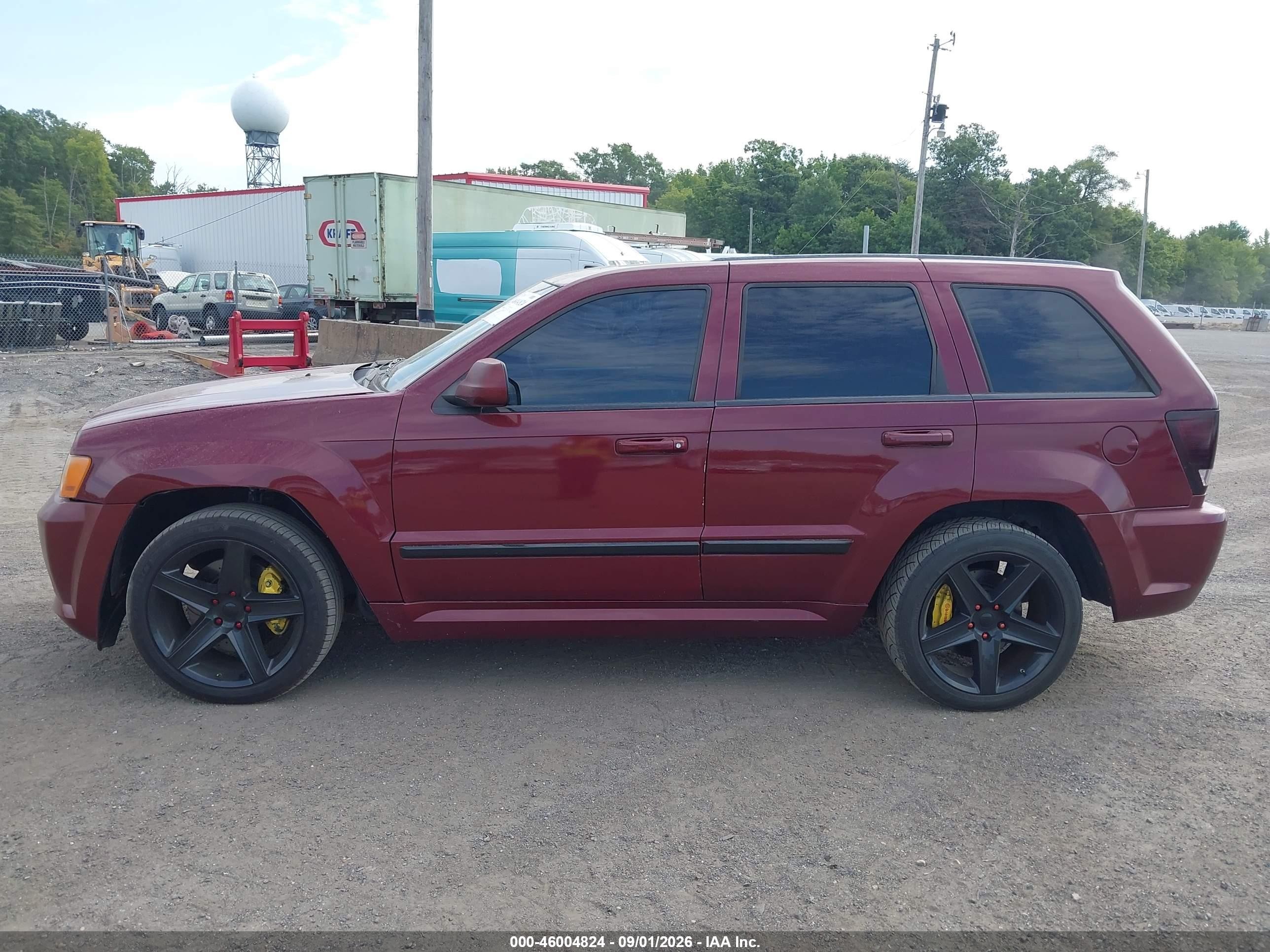 2008 Jeep Grand Cherokee Srt8 Красный vin: 1J8HR78328C201014