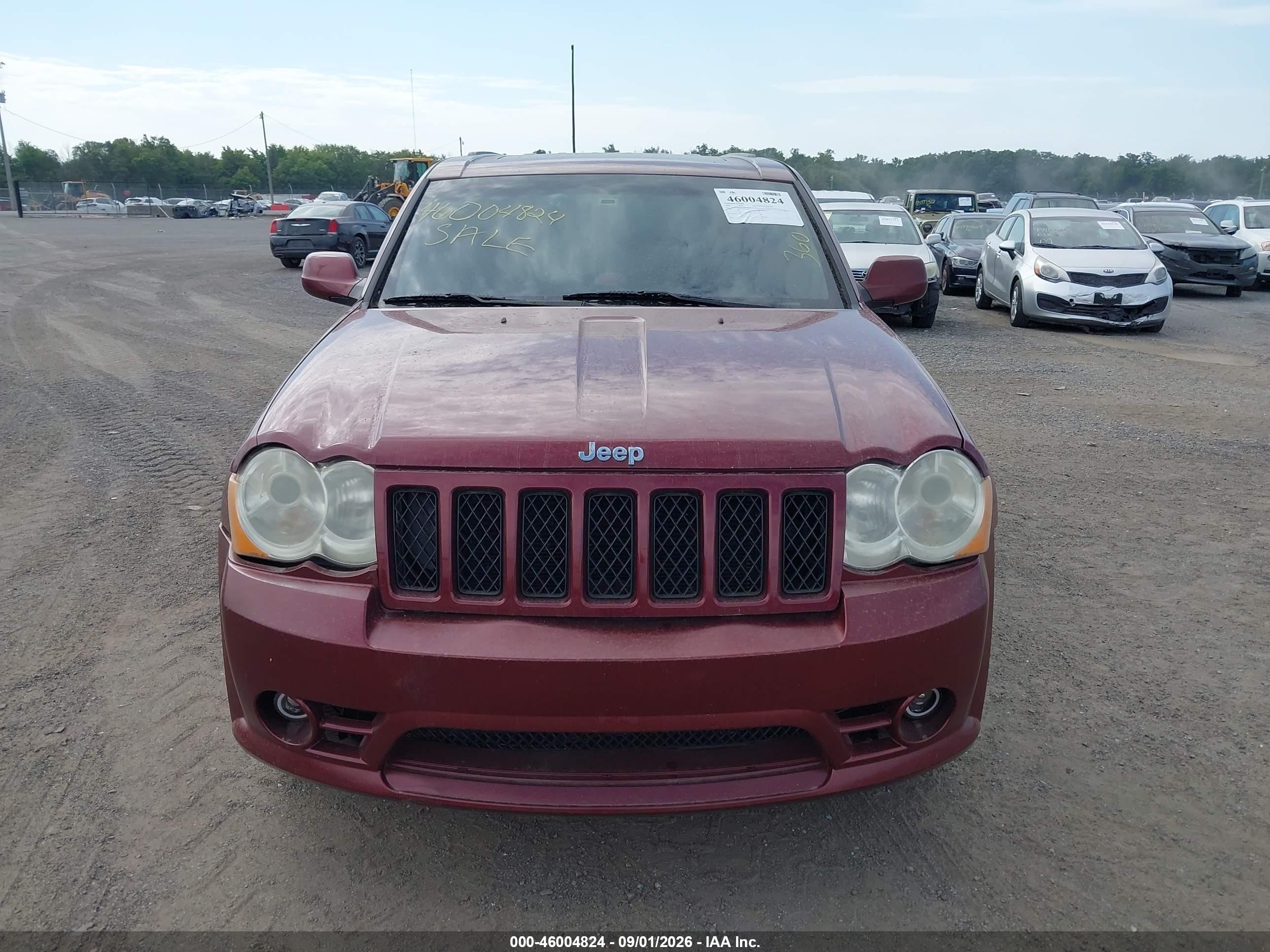 2008 Jeep Grand Cherokee Srt8 Красный vin: 1J8HR78328C201014