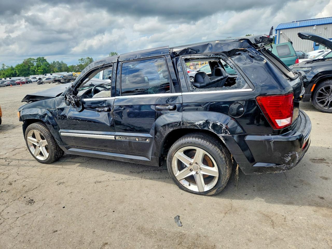 2008 Jeep Grand Cherokee Srt-8 Black vin: 1J8HR78348C101013