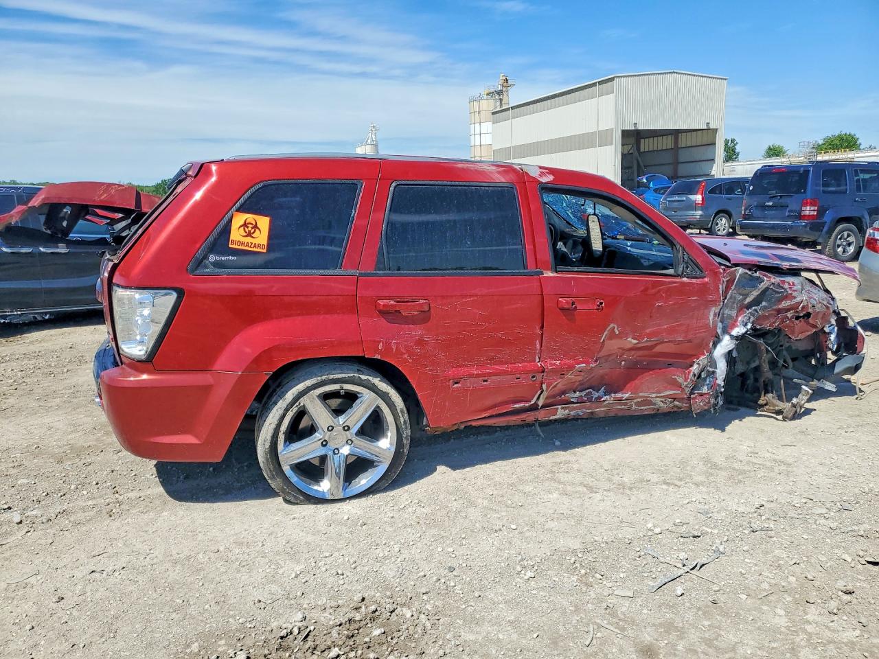 2006 Jeep Grand Cherokee Srt-8 Red vin: 1J8HR78366C214989