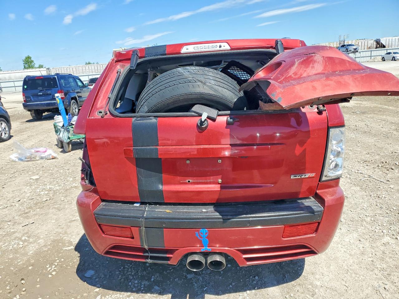 2006 Jeep Grand Cherokee Srt-8 Red vin: 1J8HR78366C214989