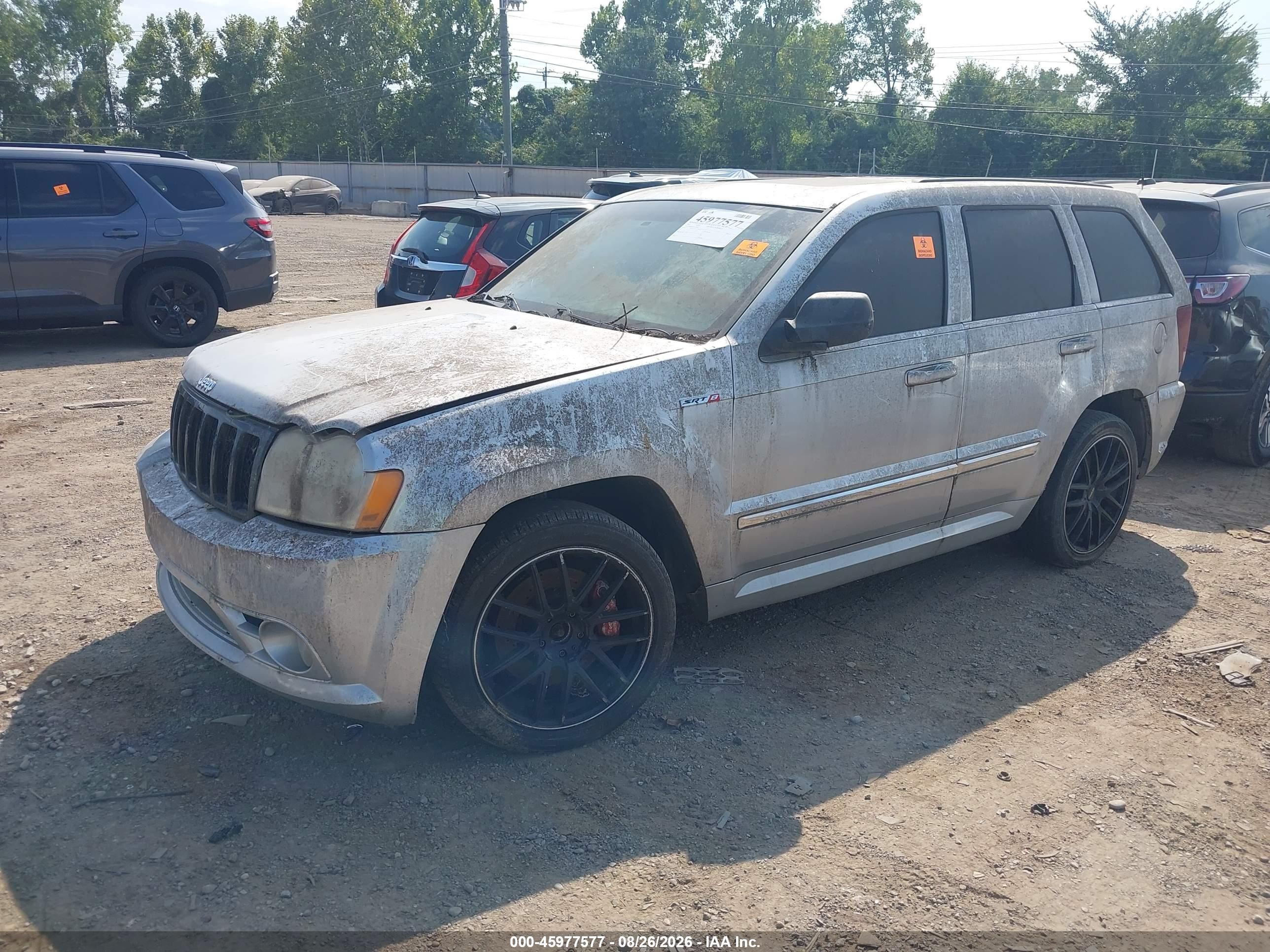 2007 Jeep Grand Cherokee Srt8 Silver vin: 1J8HR78377C568005