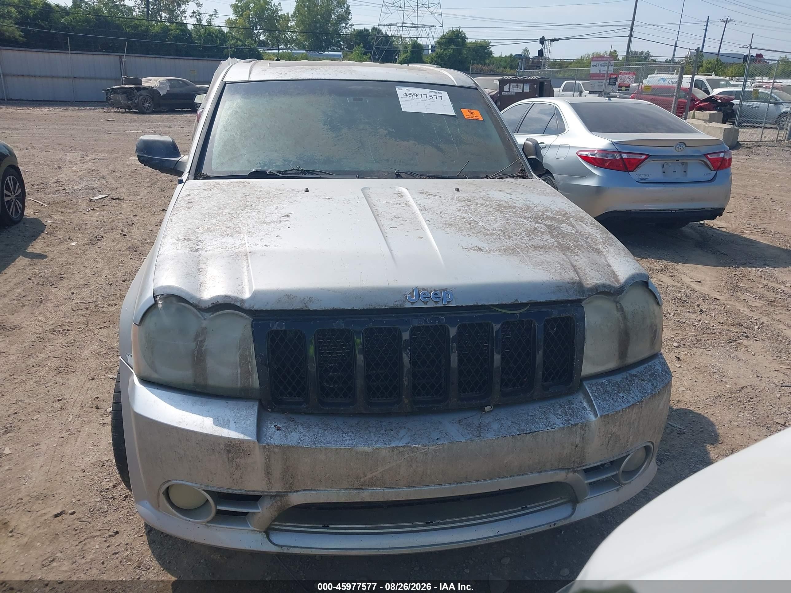 2007 Jeep Grand Cherokee Srt8 Silver vin: 1J8HR78377C568005
