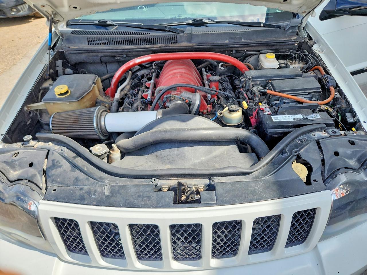 2007 Jeep Grand Cherokee Srt-8 Белый vin: 1J8HR78387C519489