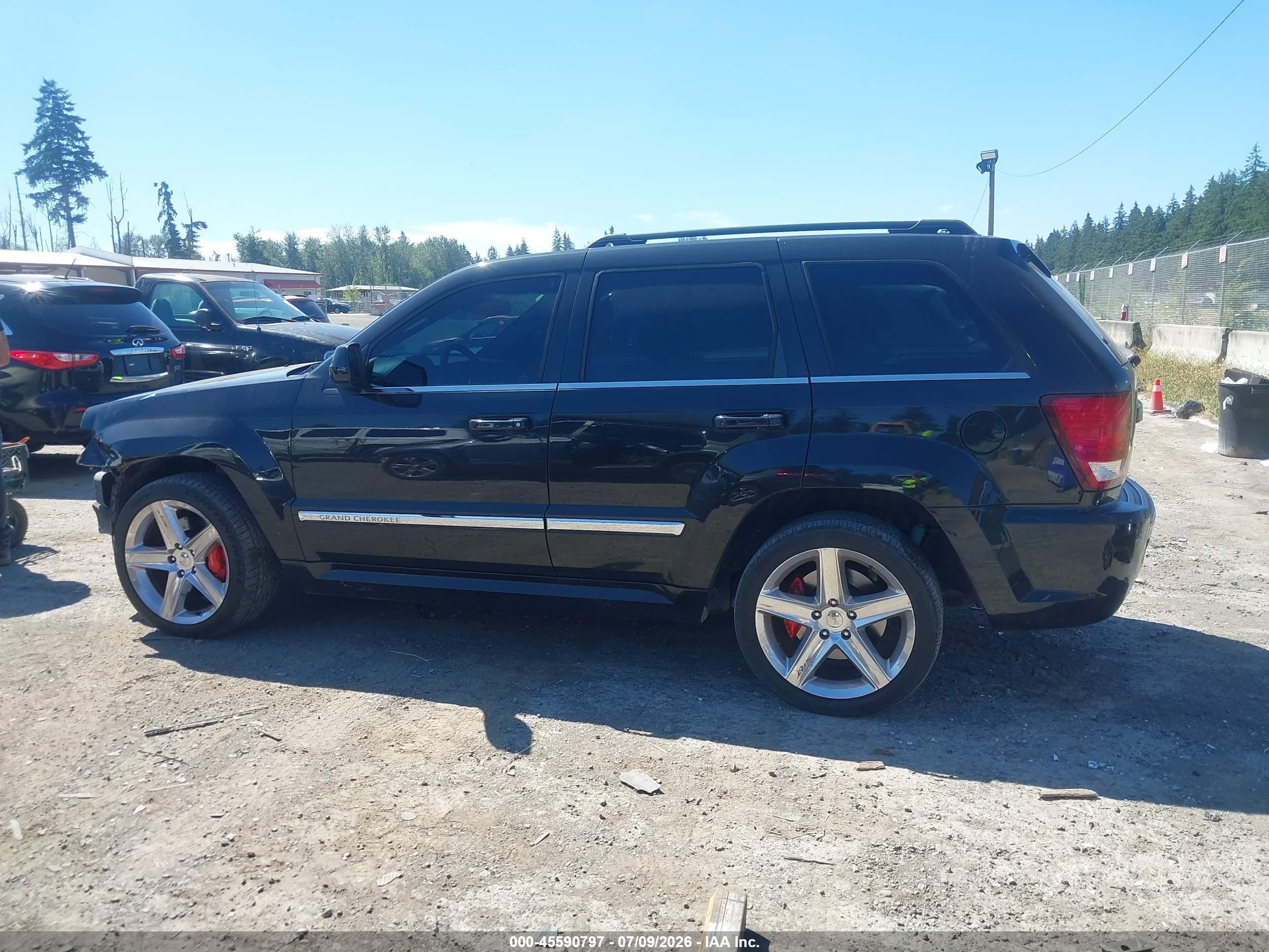 2009 Jeep Grand Cherokee Srt8 Black vin: 1J8HR78W99C509454