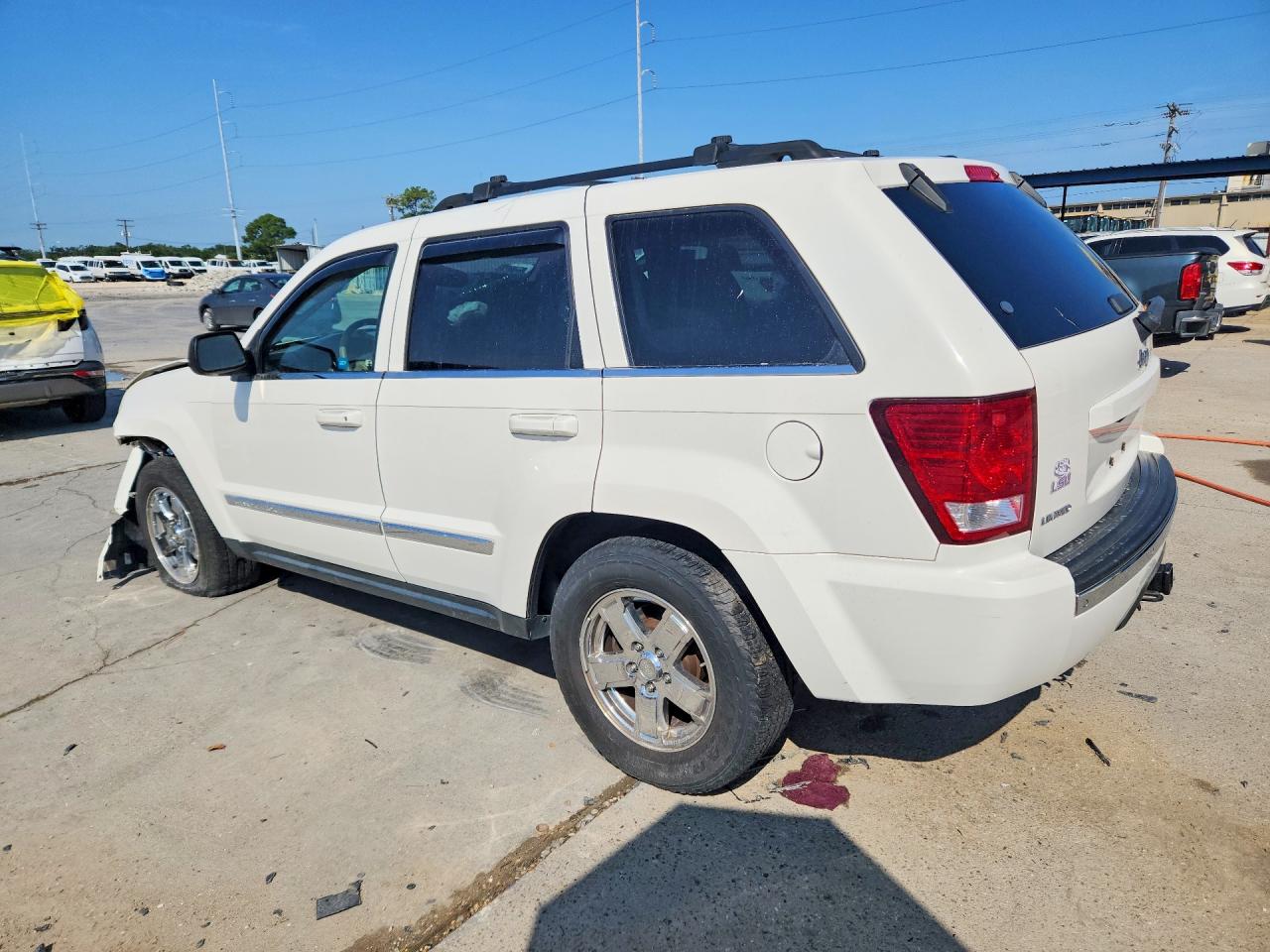 2007 Jeep Grand Cherokee Limited Белый vin: 1J8HS58227C686706