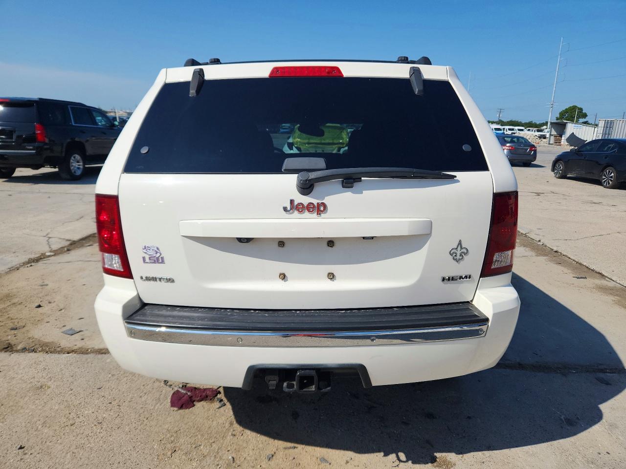 2007 Jeep Grand Cherokee Limited Белый vin: 1J8HS58227C686706