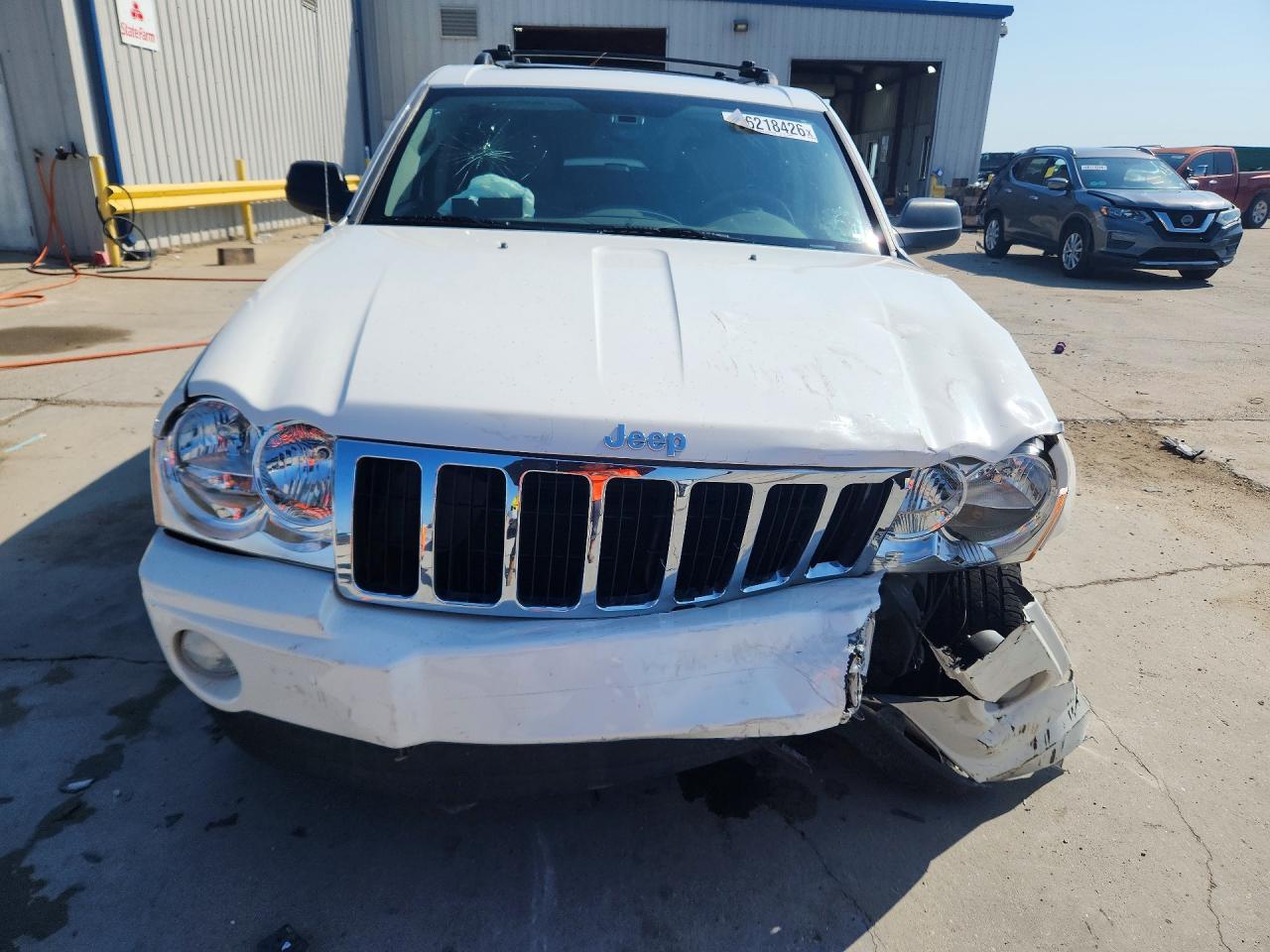 2007 Jeep Grand Cherokee Limited Белый vin: 1J8HS58227C686706