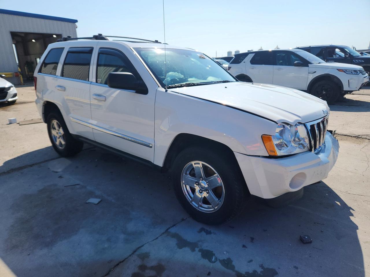 2007 Jeep Grand Cherokee Limited Белый vin: 1J8HS58227C686706