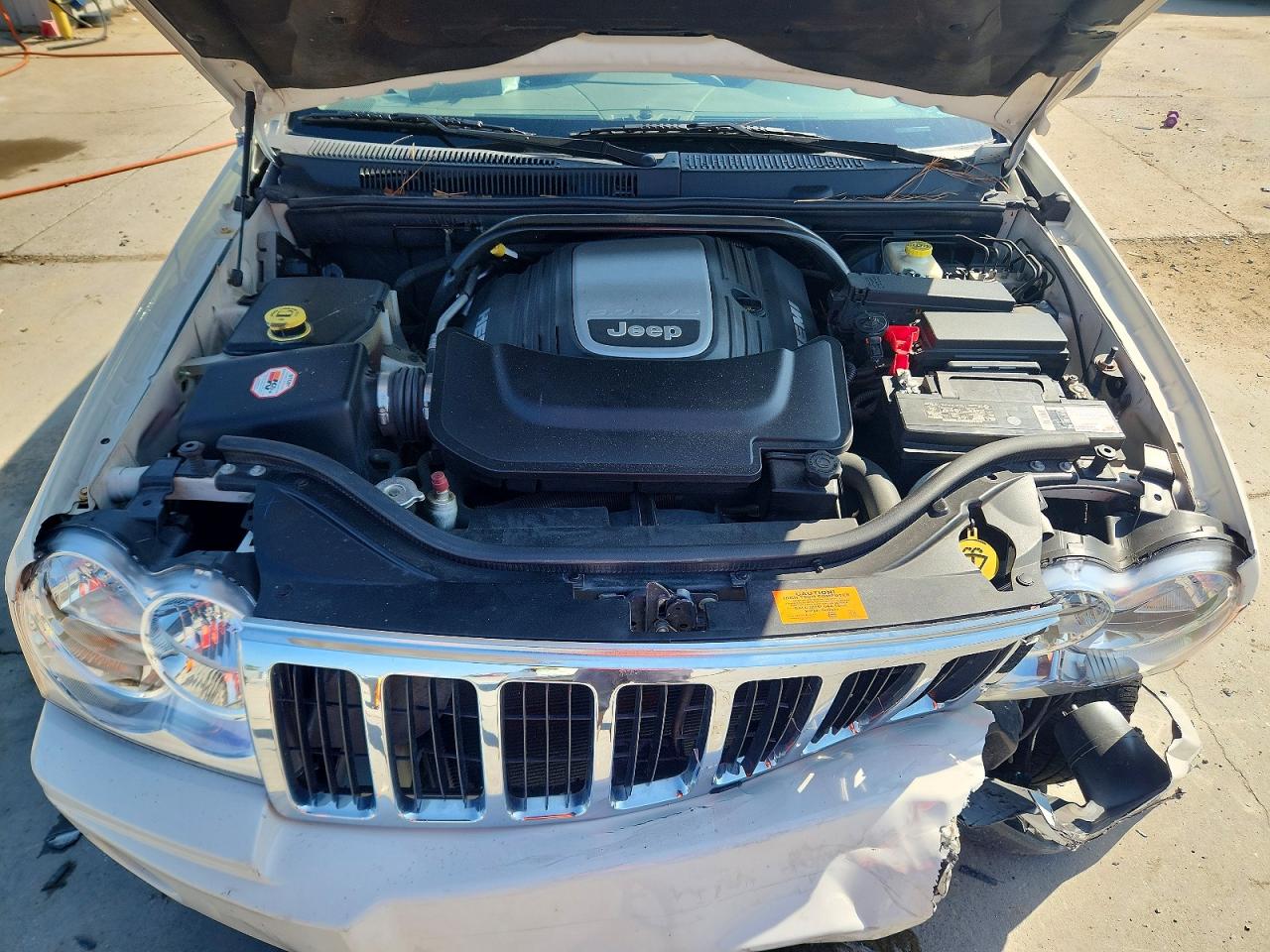 2007 Jeep Grand Cherokee Limited Белый vin: 1J8HS58227C686706
