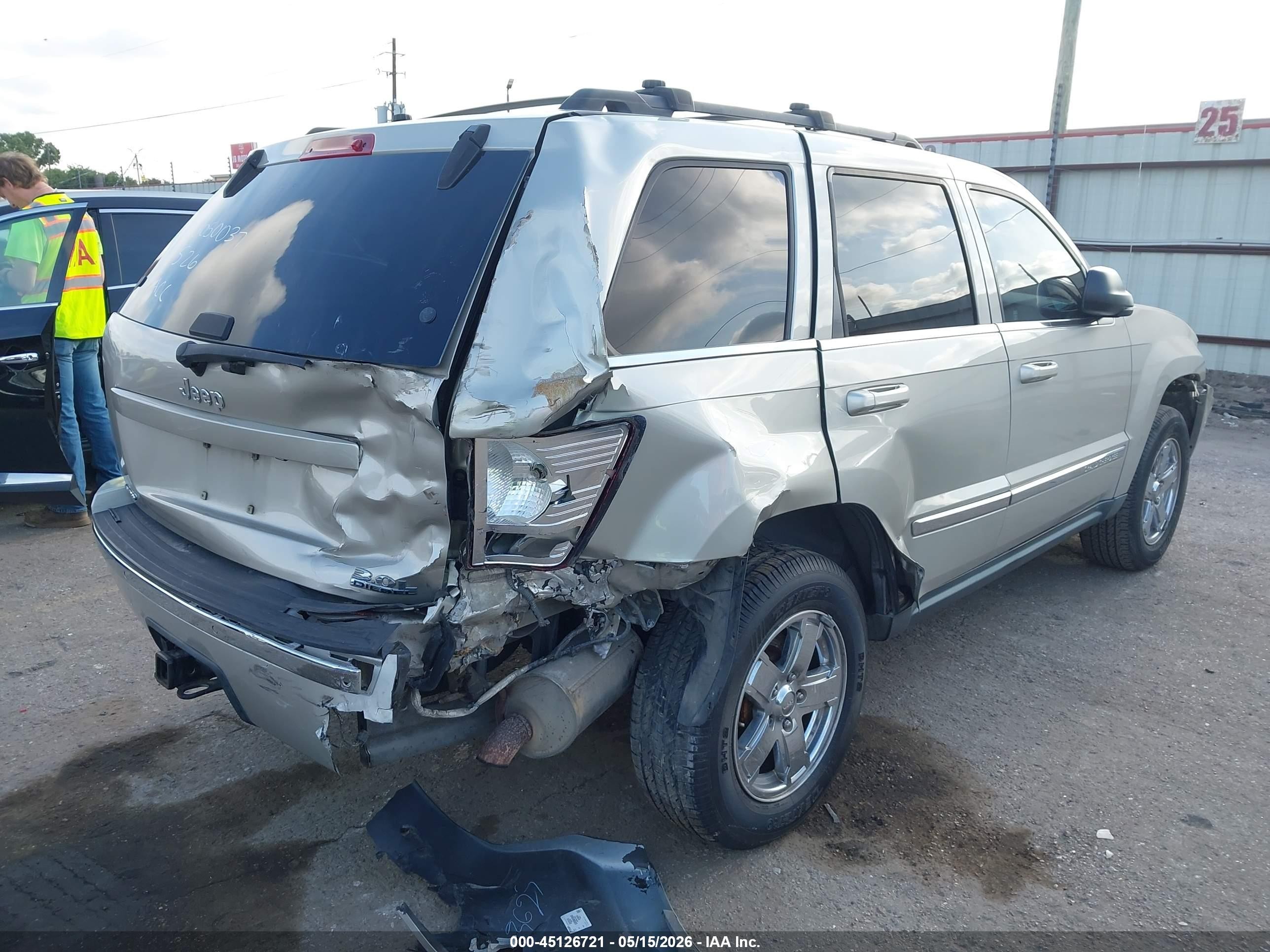2007 Jeep Grand Cherokee Limited Желто-коричневый vin: 1J8HS58M07C663376