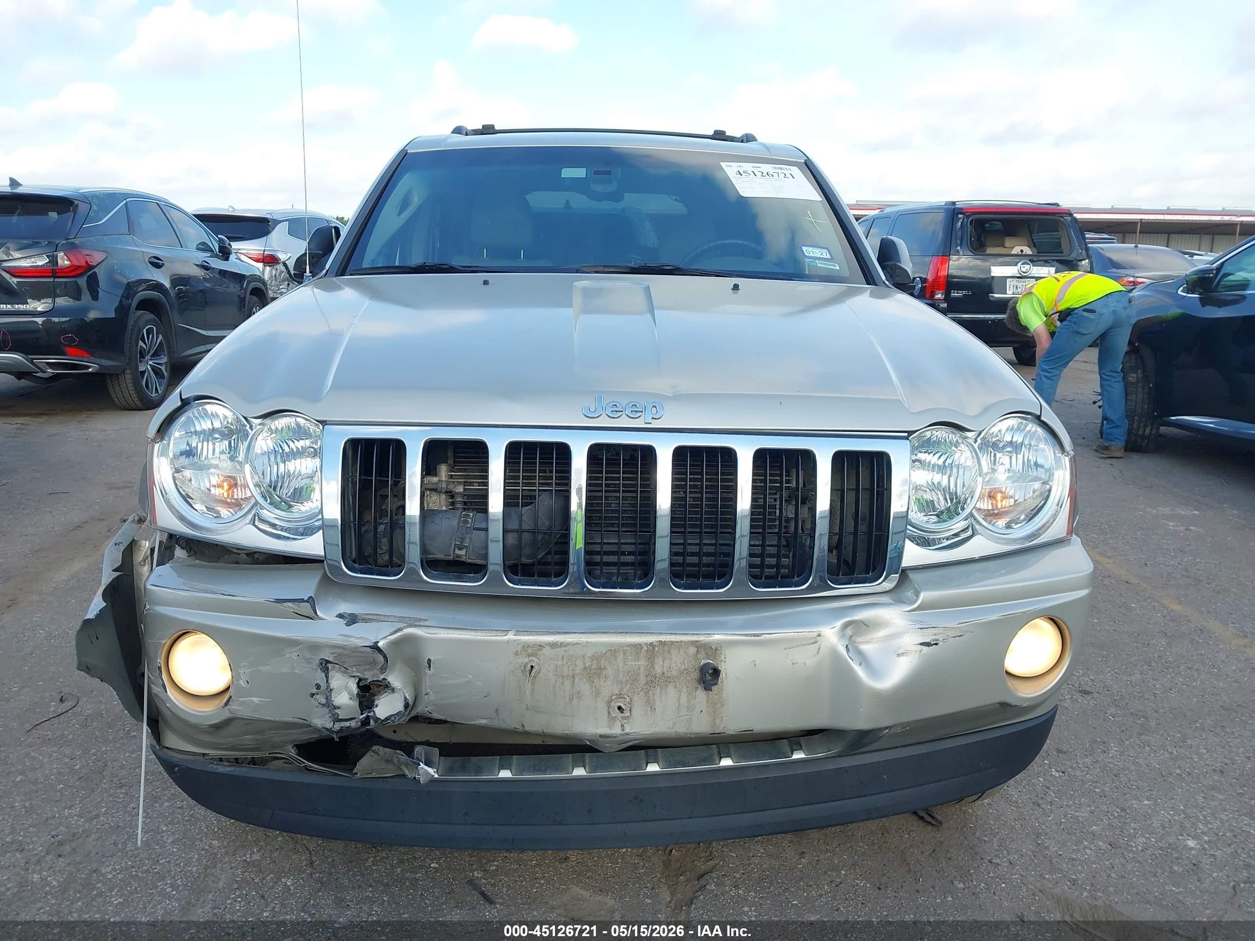 2007 Jeep Grand Cherokee Limited Желто-коричневый vin: 1J8HS58M07C663376