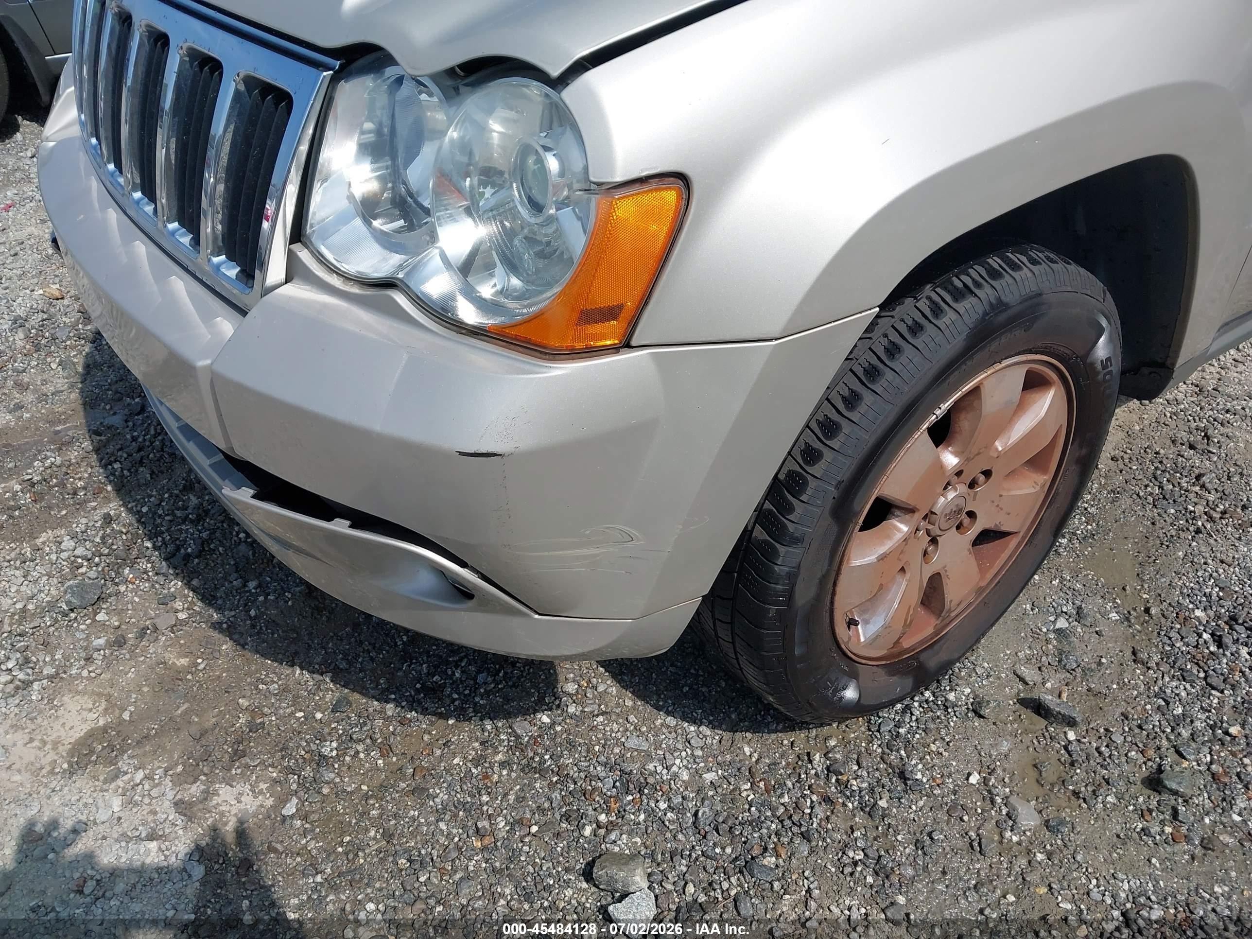 2008 Jeep Grand Cherokee Limited Beige vin: 1J8HS58N18C191814