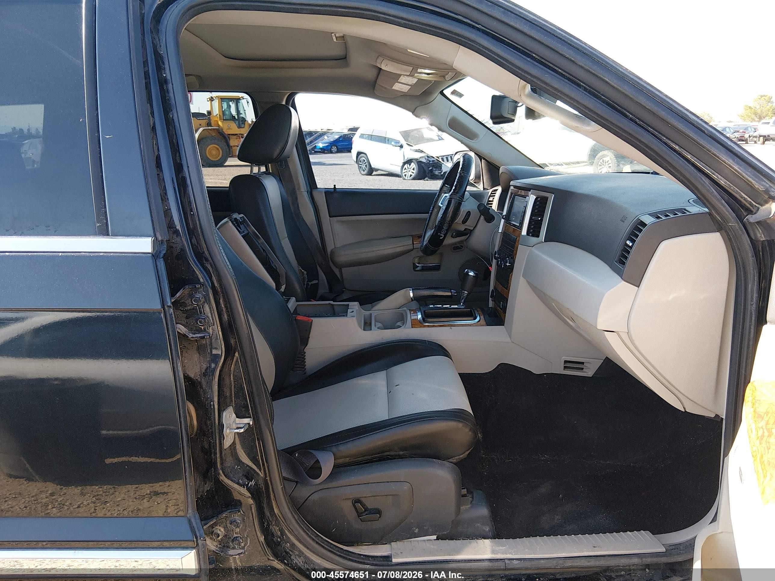 2008 Jeep Grand Cherokee Limited Black vin: 1J8HS58N98C199806