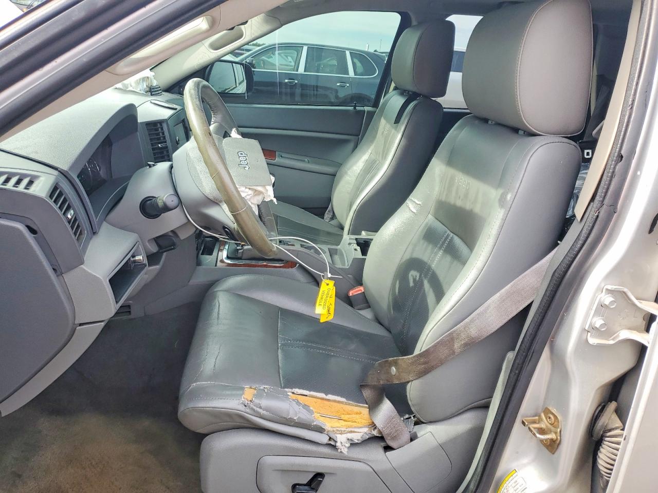 2007 Jeep Grand Cherokee Limited Silver vin: 1J8HS58P27C535649