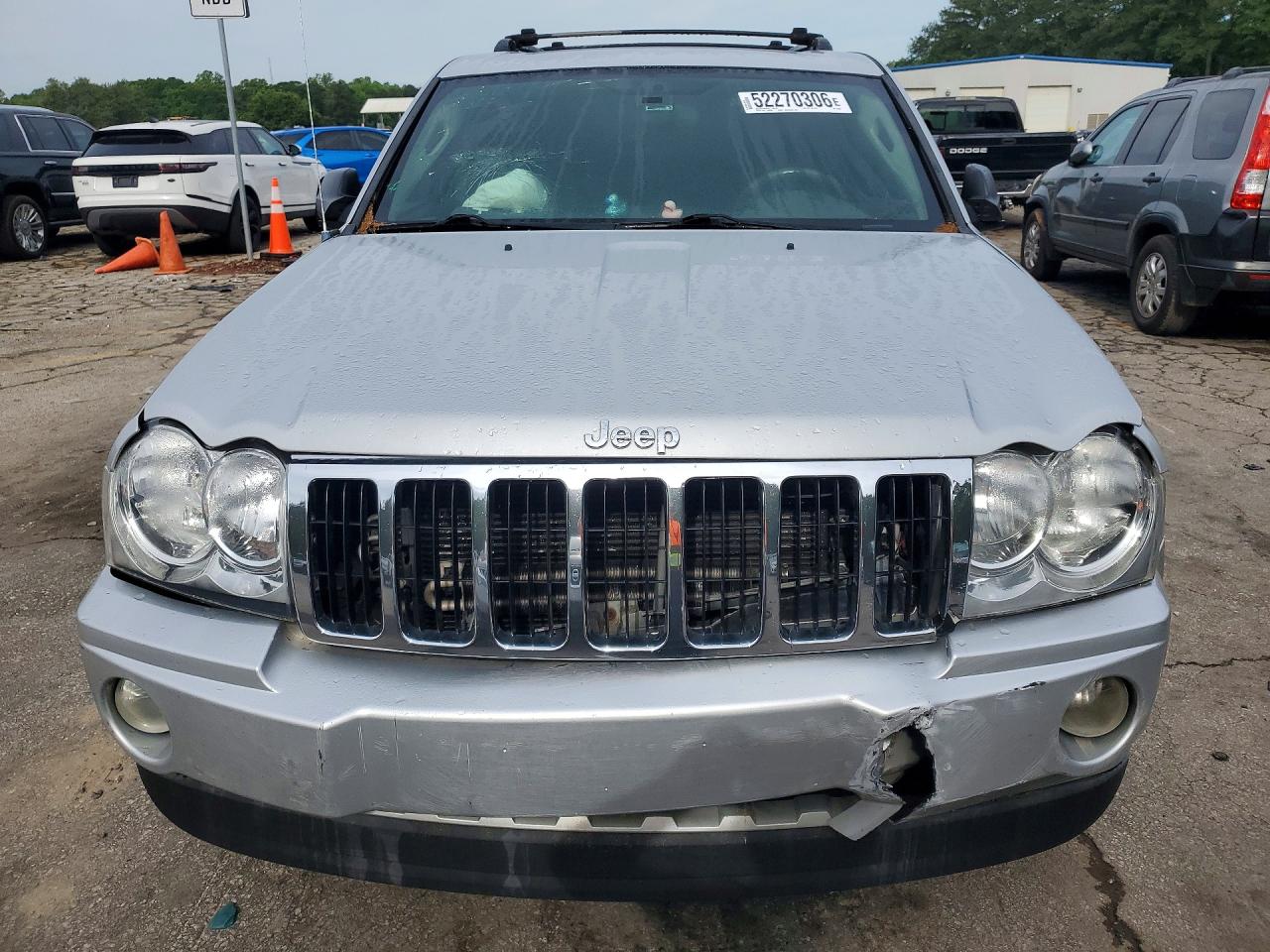 2007 Jeep Grand Cherokee Limited Silver vin: 1J8HS58P27C535649