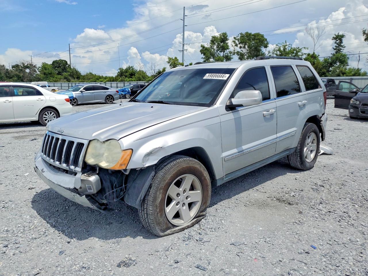 2009 Jeep Grand Cherokee Limited Silver vin: 1J8HS58T99C528195