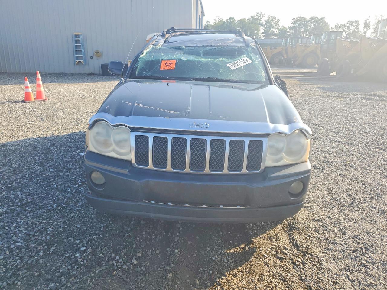 2007 Jeep Grand Cherokee Угольный vin: 1J8HS682X7C505423