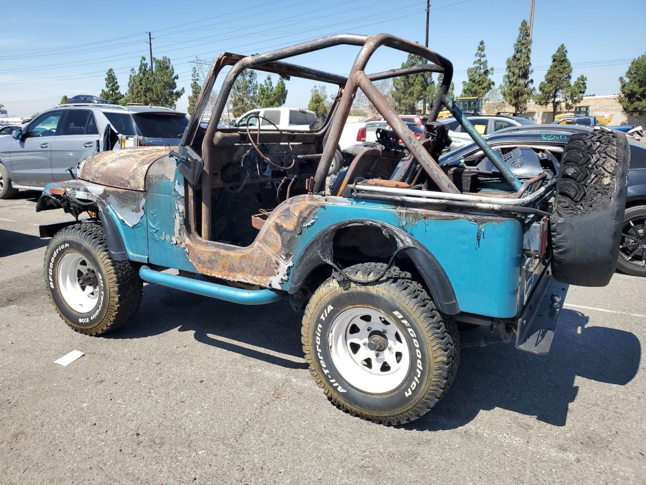 1981 Jeep Jeep Cj5 Turquoise vin: 1JCBM85A4BT048646