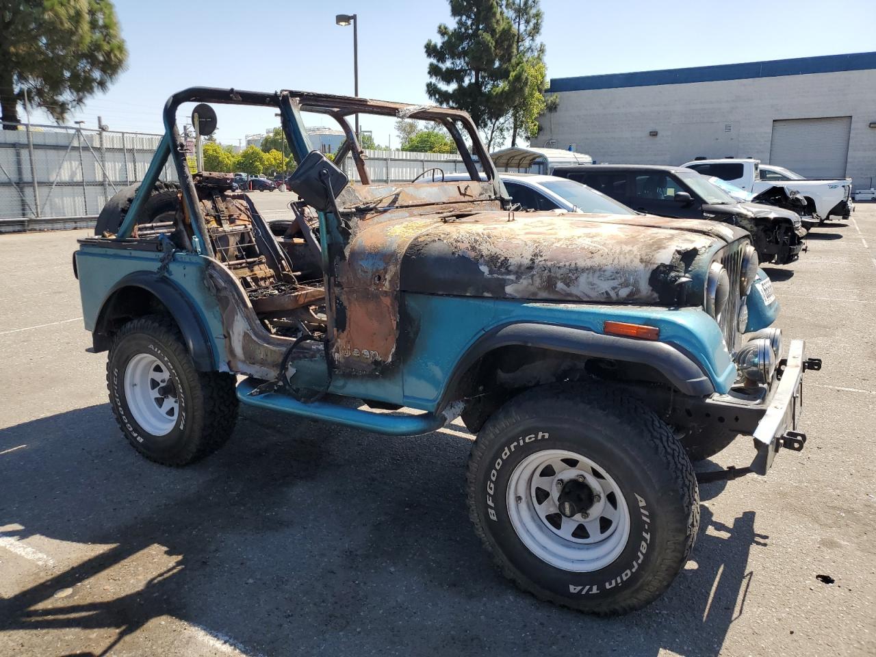 1981 Jeep Jeep Cj5 Turquoise vin: 1JCBM85A4BT048646