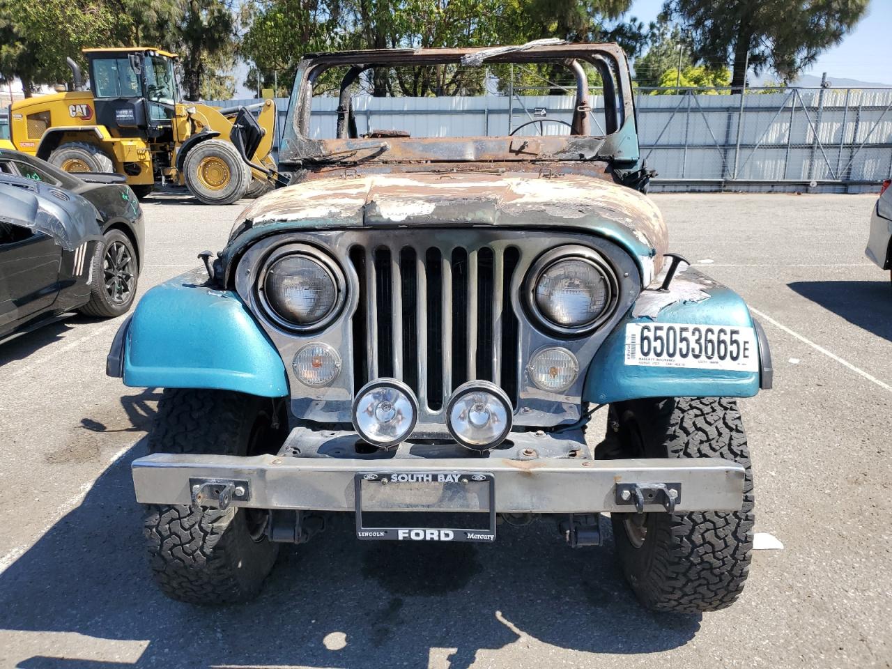 1981 Jeep Jeep Cj5 Turquoise vin: 1JCBM85A4BT048646