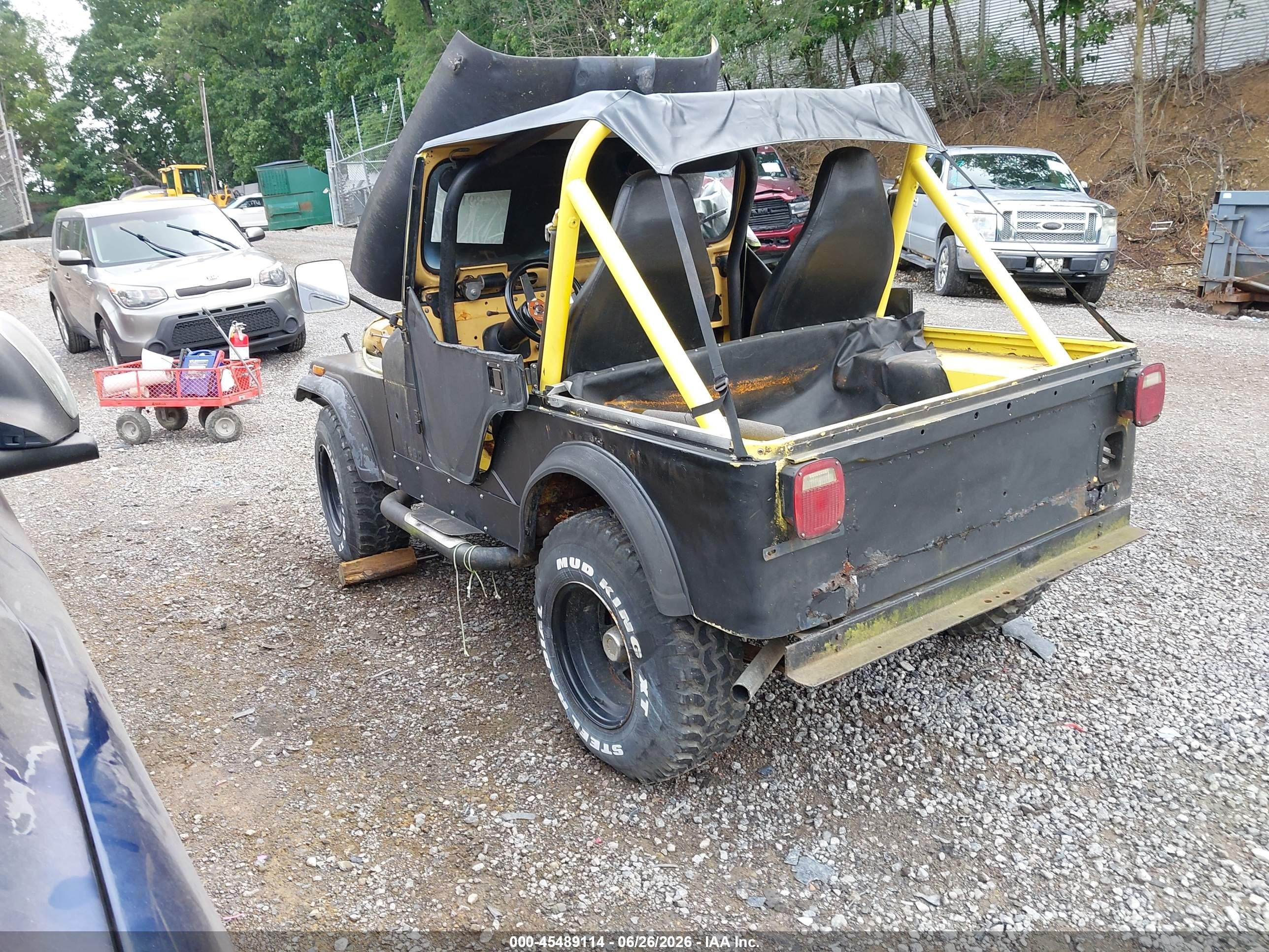 1982 Jeep Jeep Cj5 Black vin: 1JCBN85AXCT012152