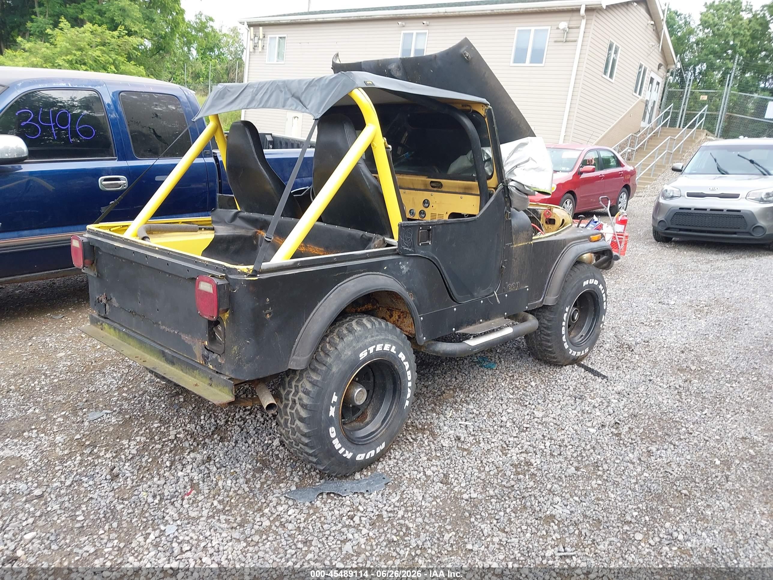 1982 Jeep Jeep Cj5 Black vin: 1JCBN85AXCT012152