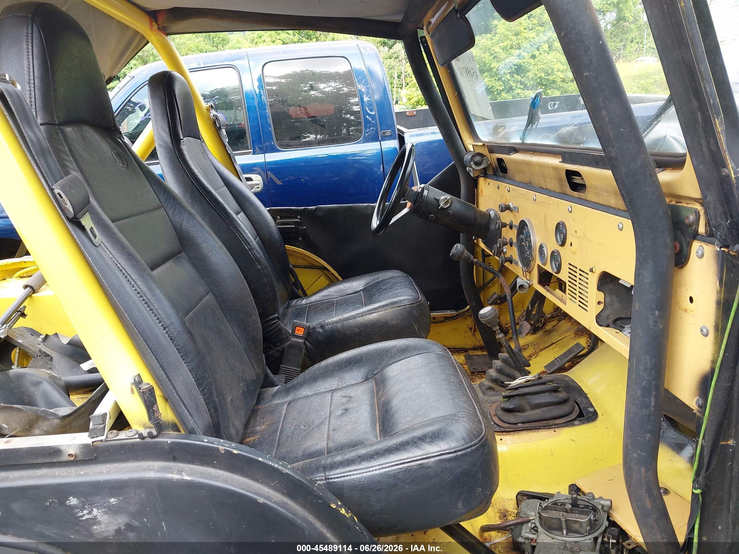 1982 Jeep Jeep Cj5 Black vin: 1JCBN85AXCT012152