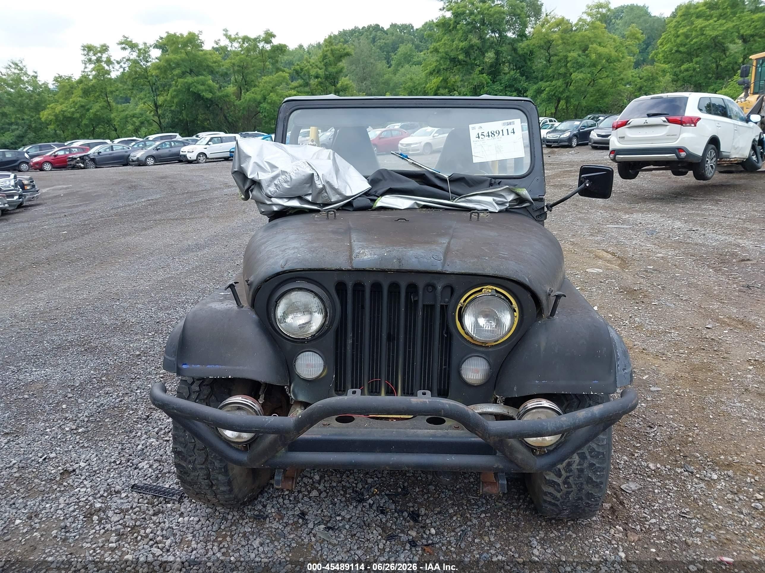 1982 Jeep Jeep Cj5 Black vin: 1JCBN85AXCT012152