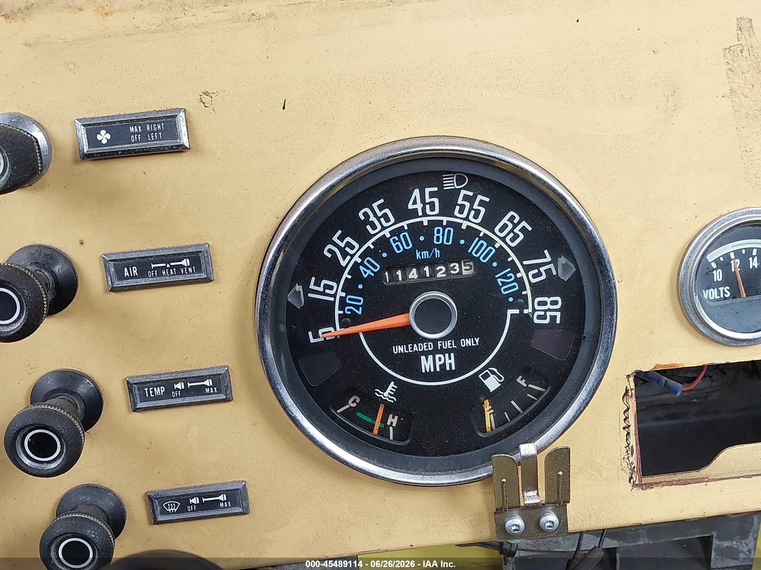 1982 Jeep Jeep Cj5 Black vin: 1JCBN85AXCT012152