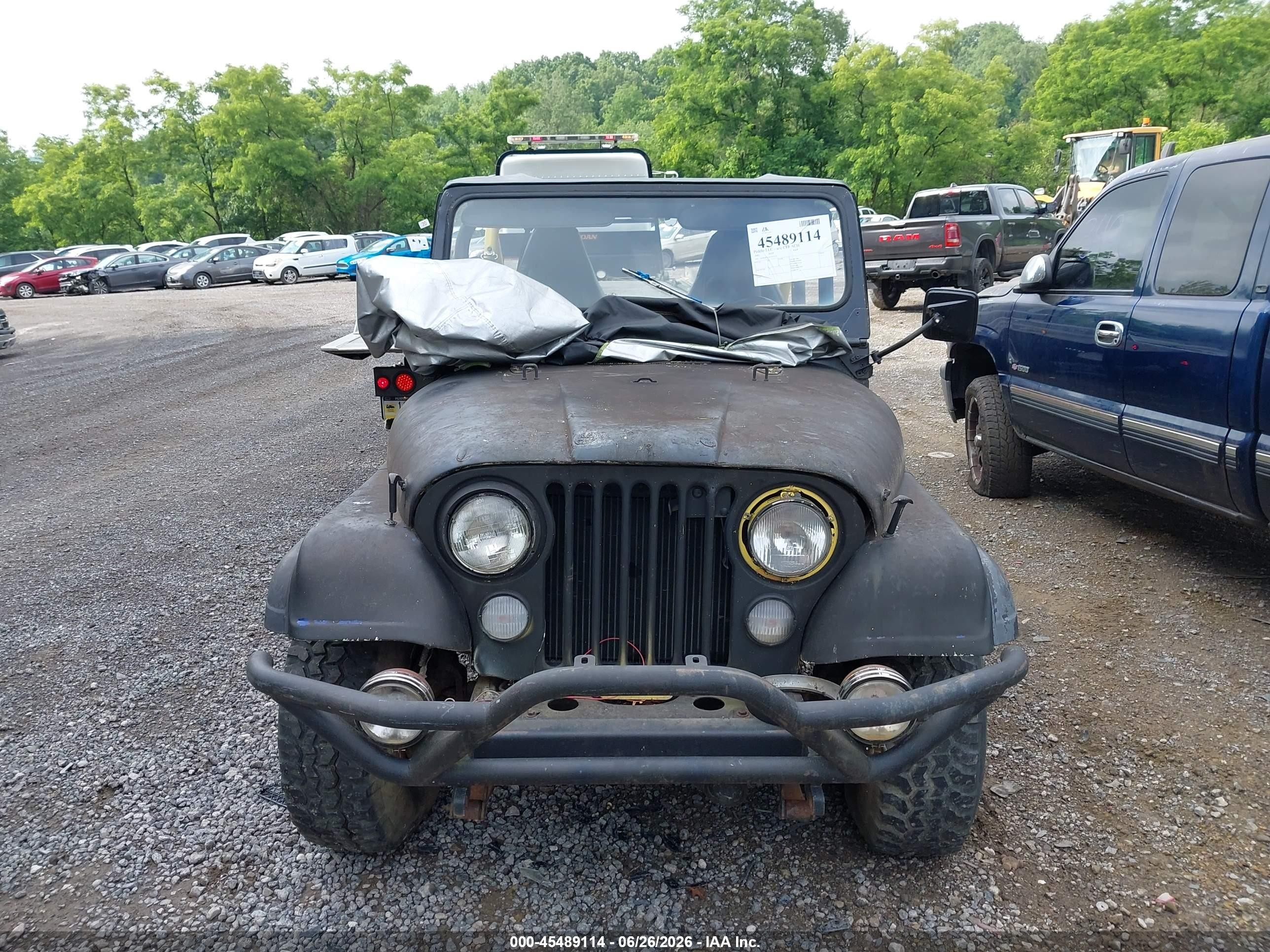 1982 Jeep Jeep Cj5 Black vin: 1JCBN85AXCT012152