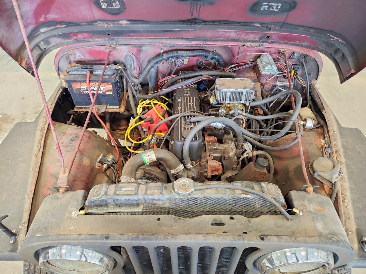 1985 Jeep Jeep Cj7 Red vin: 1JCCE87E9FT182298