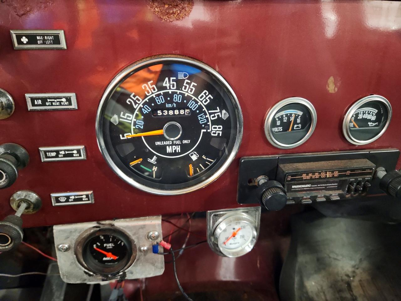 1985 Jeep Jeep Cj7 Red vin: 1JCCE87E9FT182298