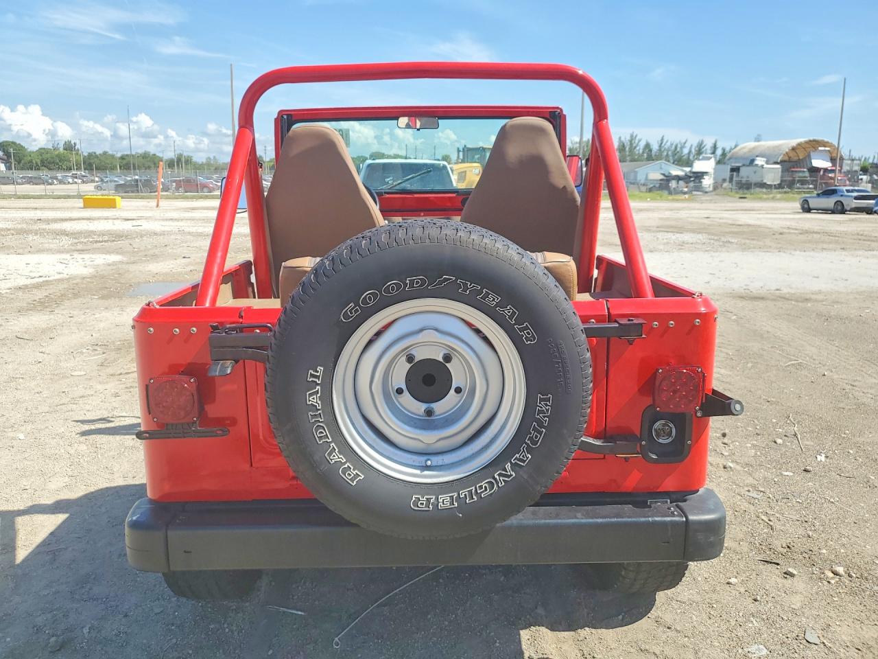1985 Jeep Jeep Cj7 Red vin: 1JCCF87A0FT140418