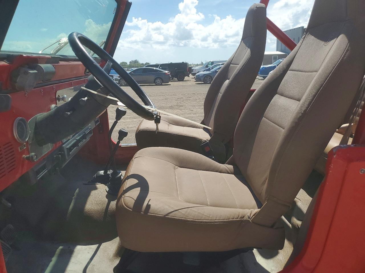 1985 Jeep Jeep Cj7 Red vin: 1JCCF87A0FT140418
