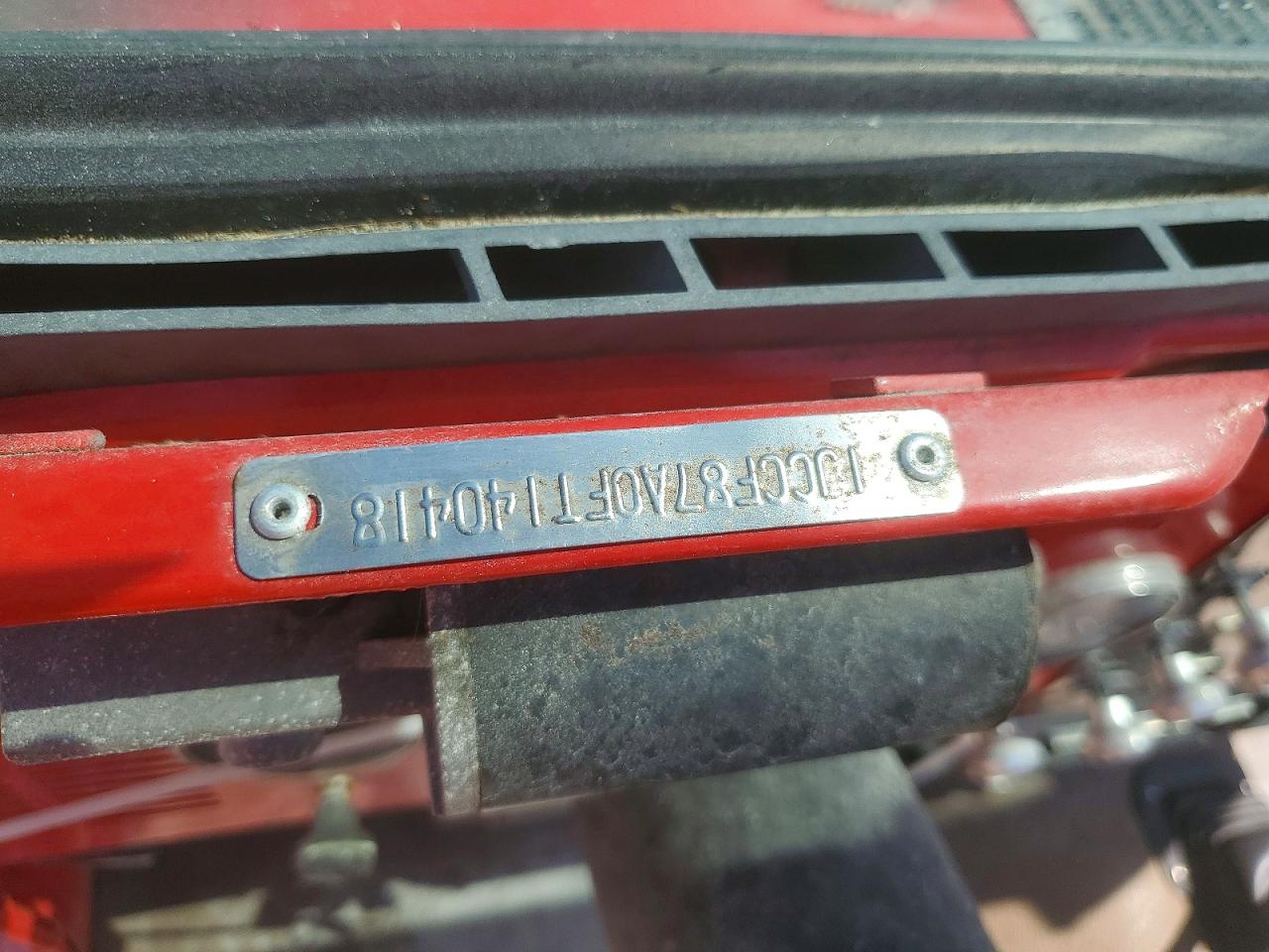 1985 Jeep Jeep Cj7 Red vin: 1JCCF87A0FT140418