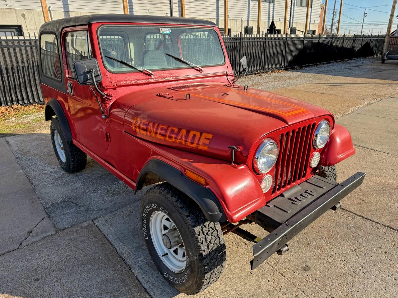 1985 Jeep Jeep Cj7 Red vin: 1JCCF87A1FT034351