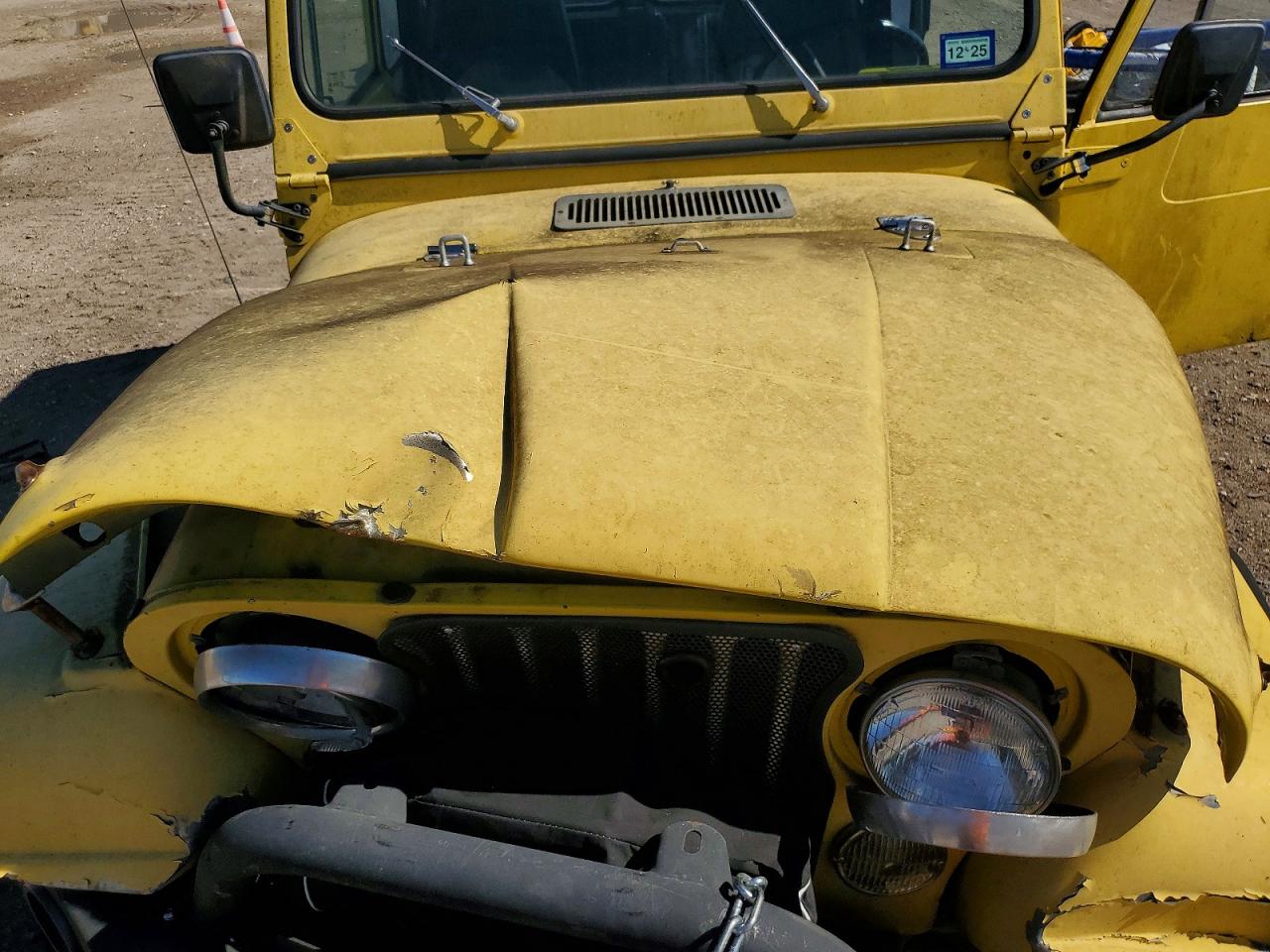1985 Jeep Jeep Cj7 Yellow vin: 1JCCF87E2FT103809