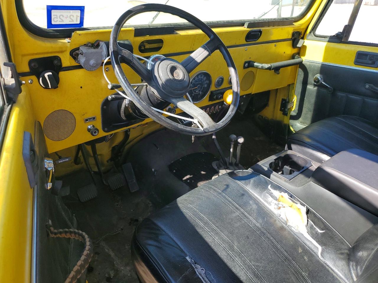 1985 Jeep Jeep Cj7 Yellow vin: 1JCCF87E2FT103809