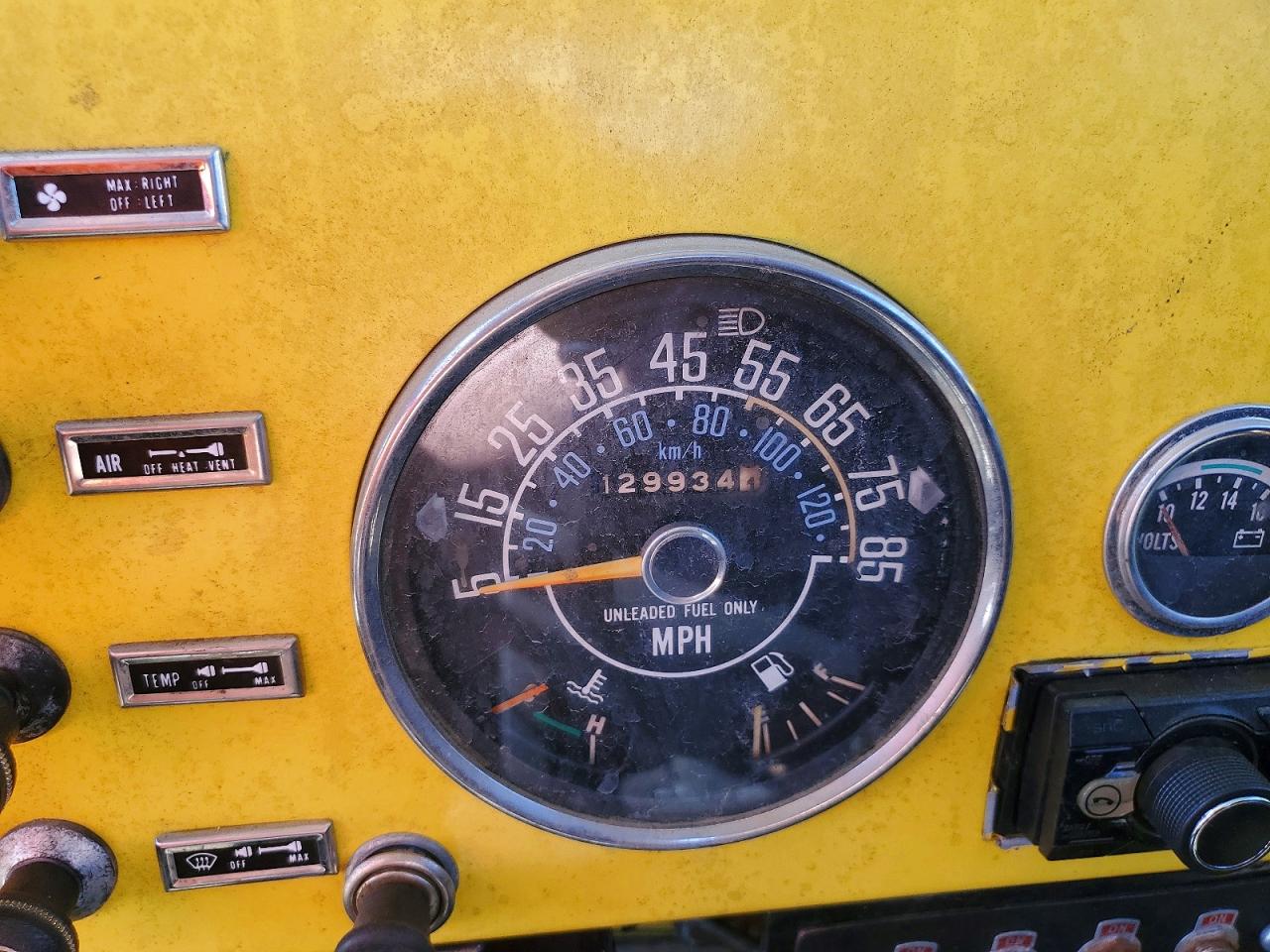 1985 Jeep Jeep Cj7 Yellow vin: 1JCCF87E2FT103809