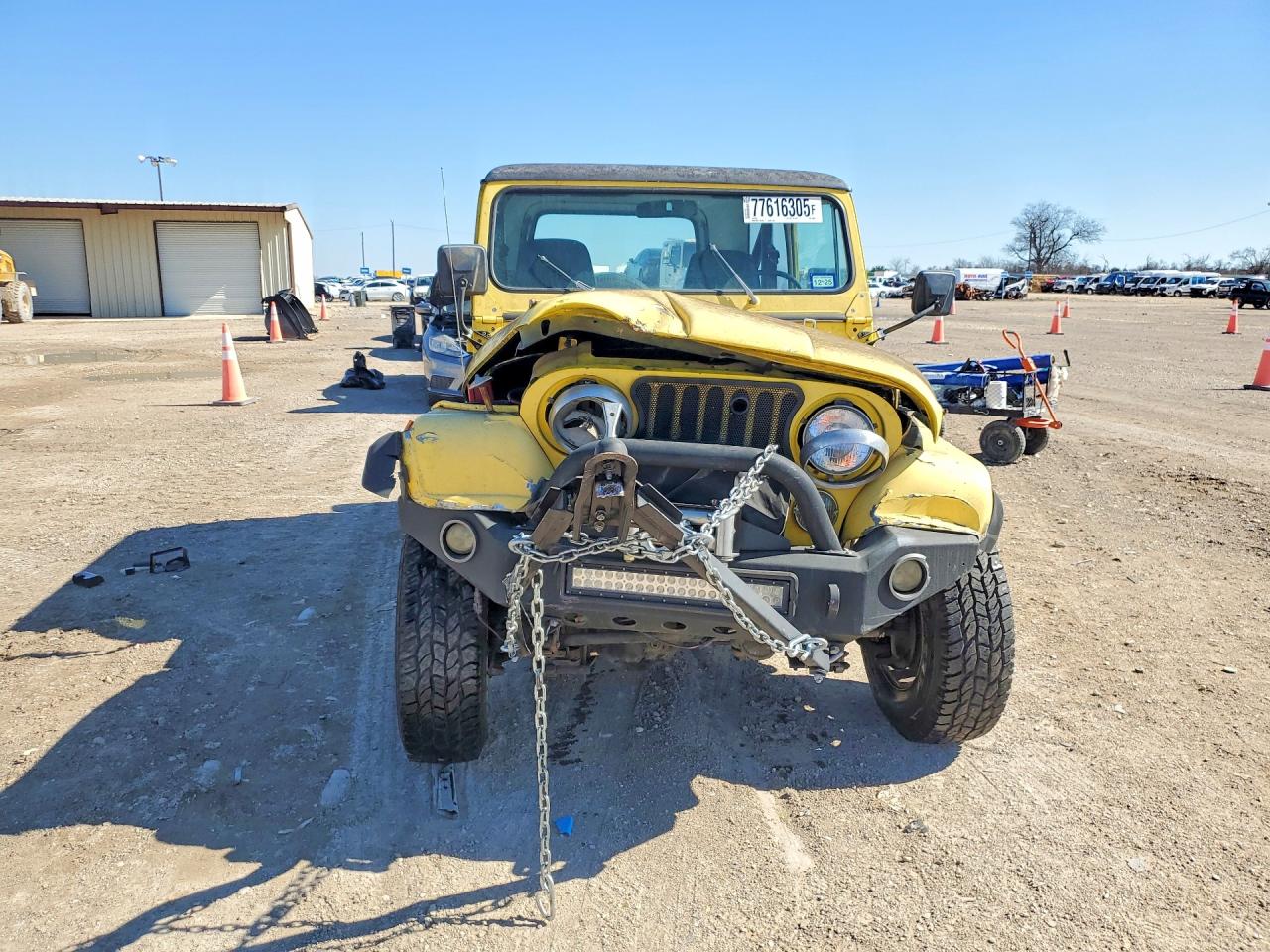 1985 Jeep Jeep Cj7 Yellow vin: 1JCCF87E2FT103809