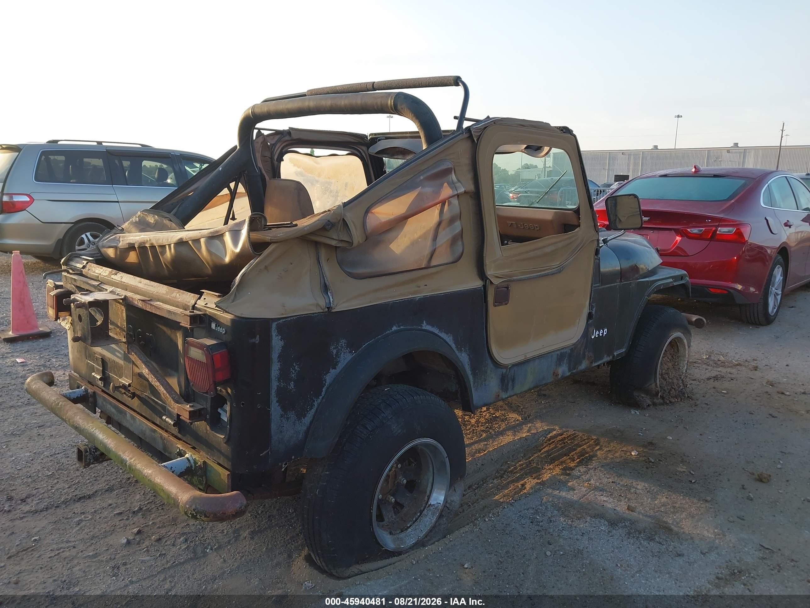 1986 Jeep Jeep Cj7 Black vin: 1JCCF87E5GT114305